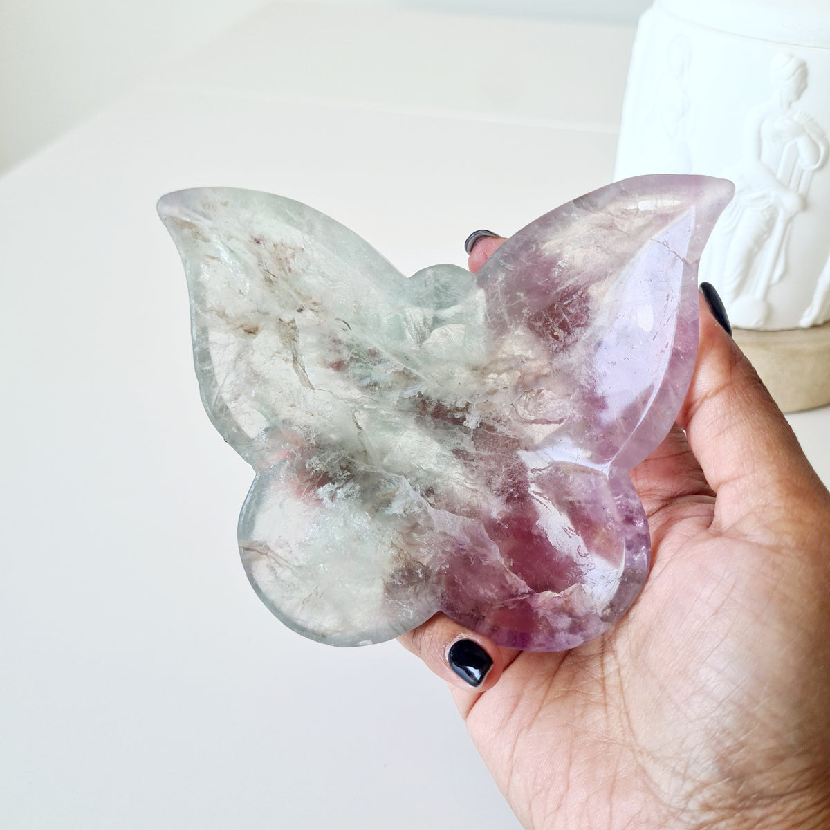 Fluorite Butterfly Bowl