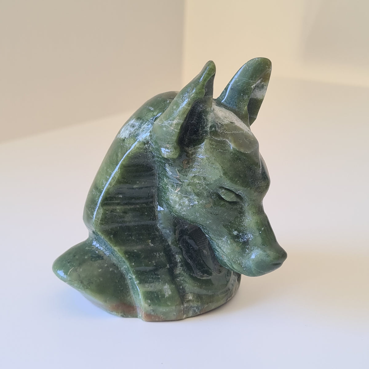 Anubis | Green Jade | Imperfect Piece