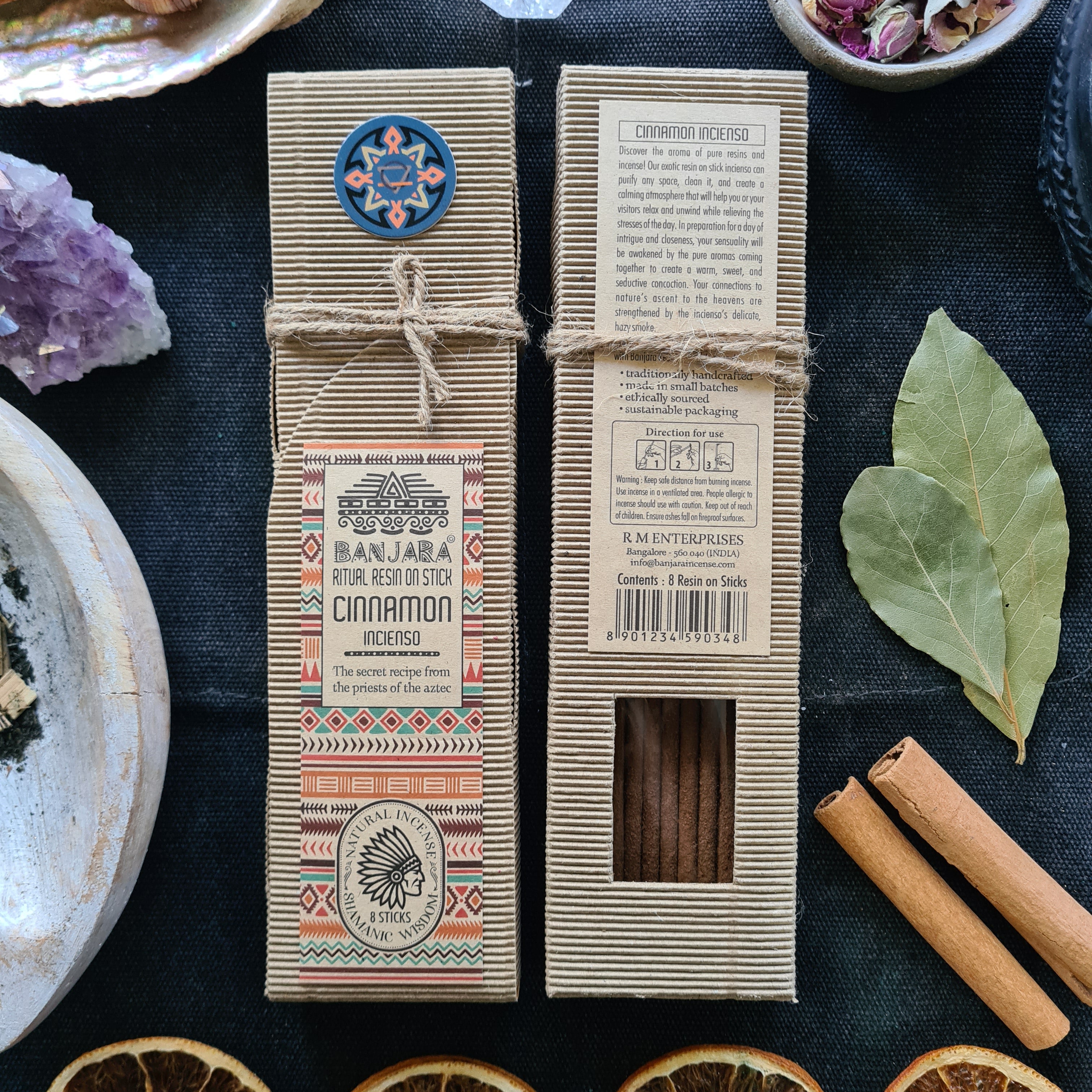 SHAMANIC WISDOM INCENSE - Cinnamon | Luck & Fortune