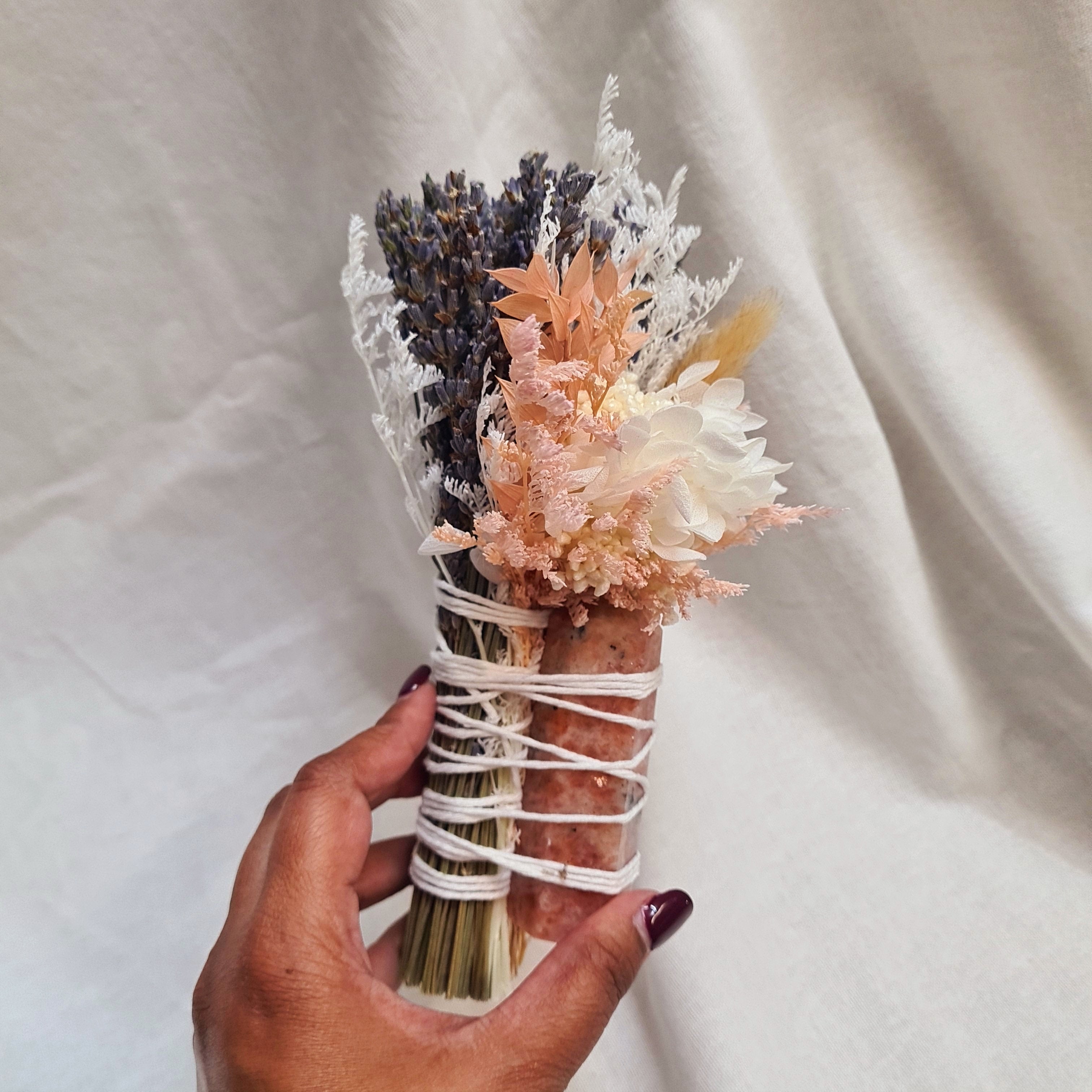 Joy & Happiness | Sunstone Flower Wand | 1 Piece