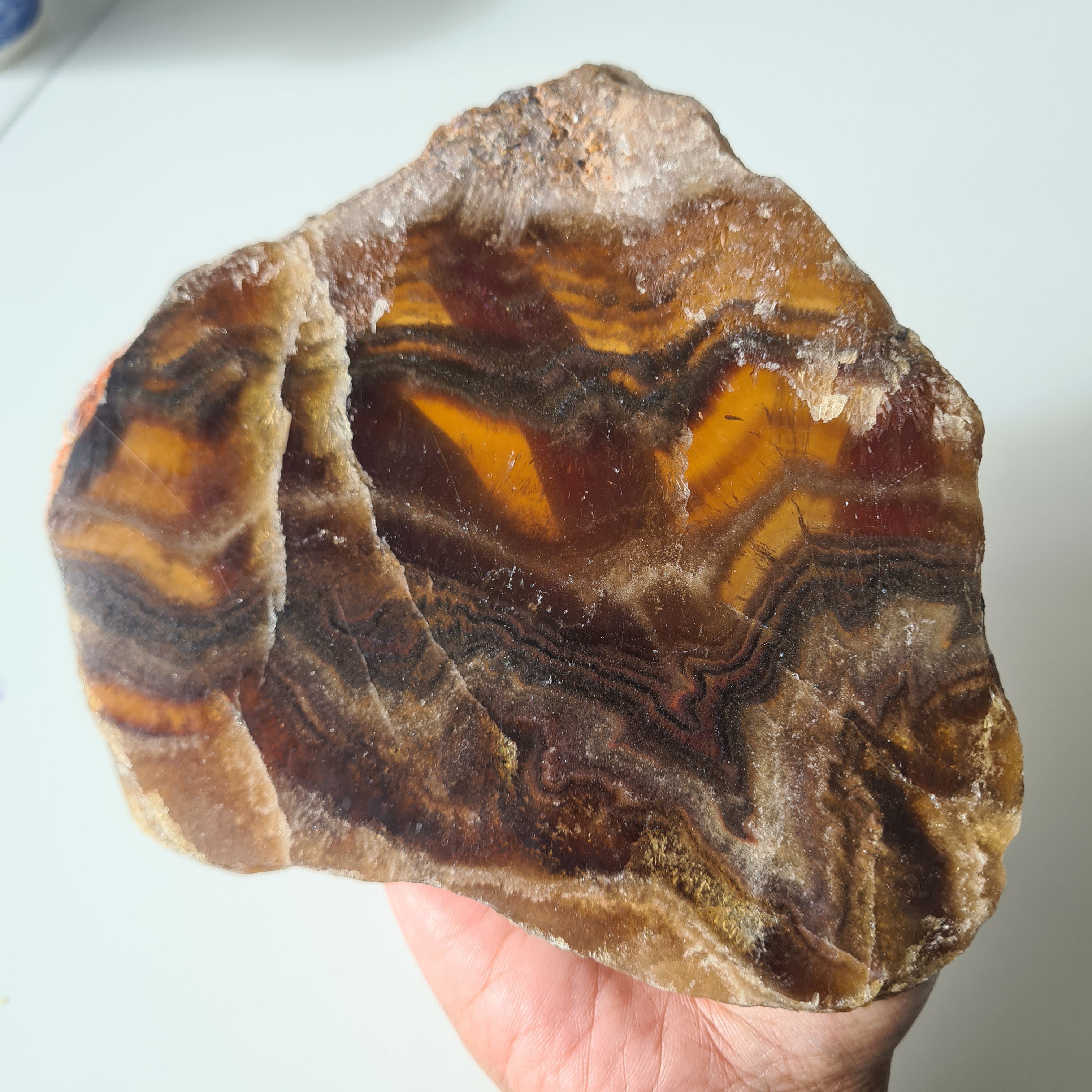 Aurora Fluorite Portal on custom stand | 23 cm with  stand