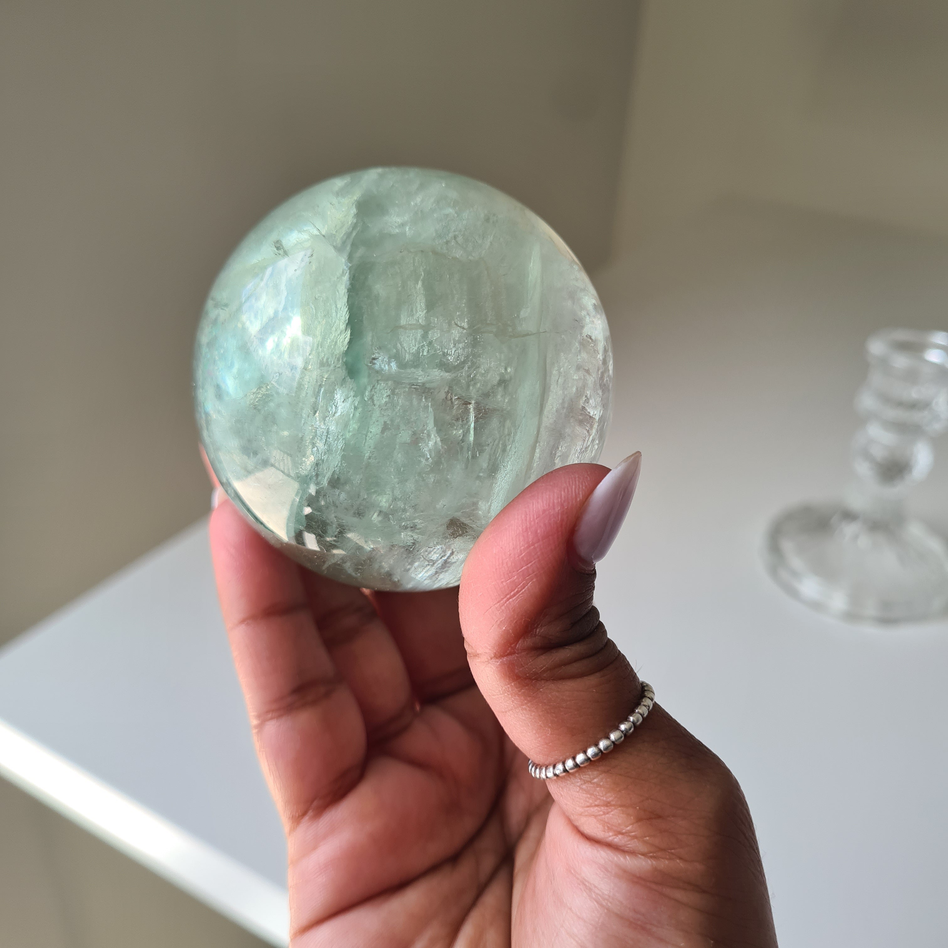 Intergalactic Fluorite with stand | a | 6.1 cm