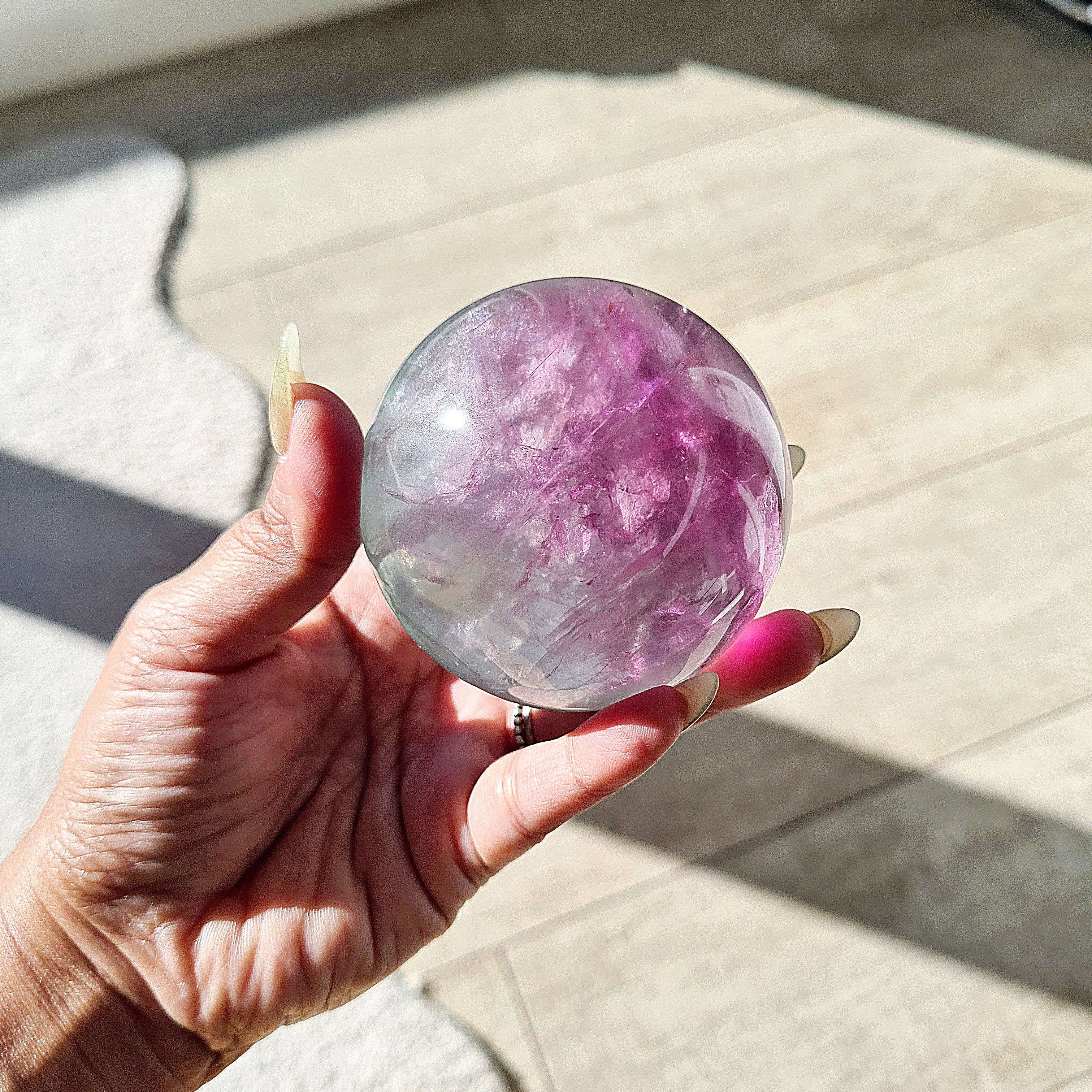 Mermaid & Siren | Fluorite with Stand | 564 g
