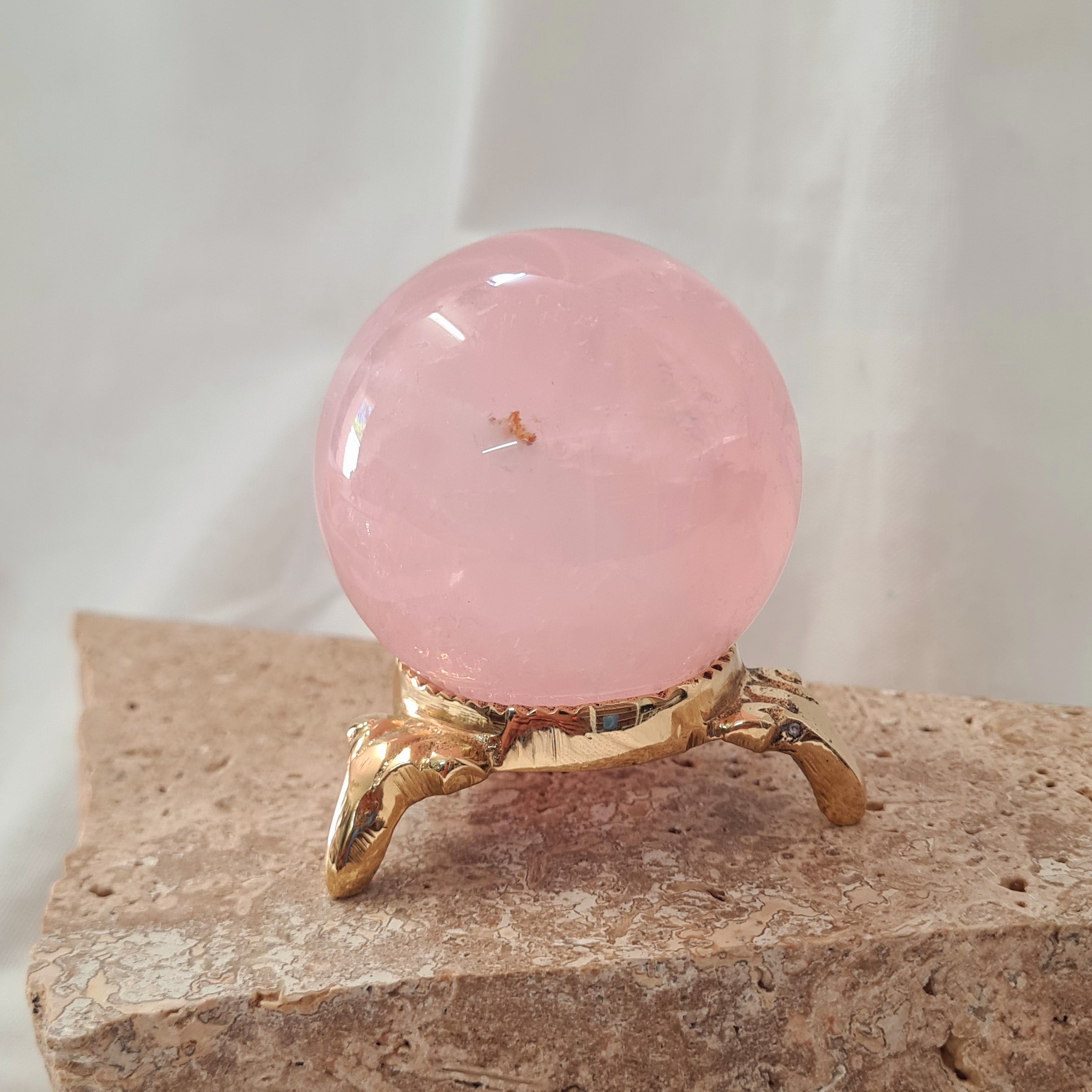 Rose Quartz Sphere With Stand| 249 g