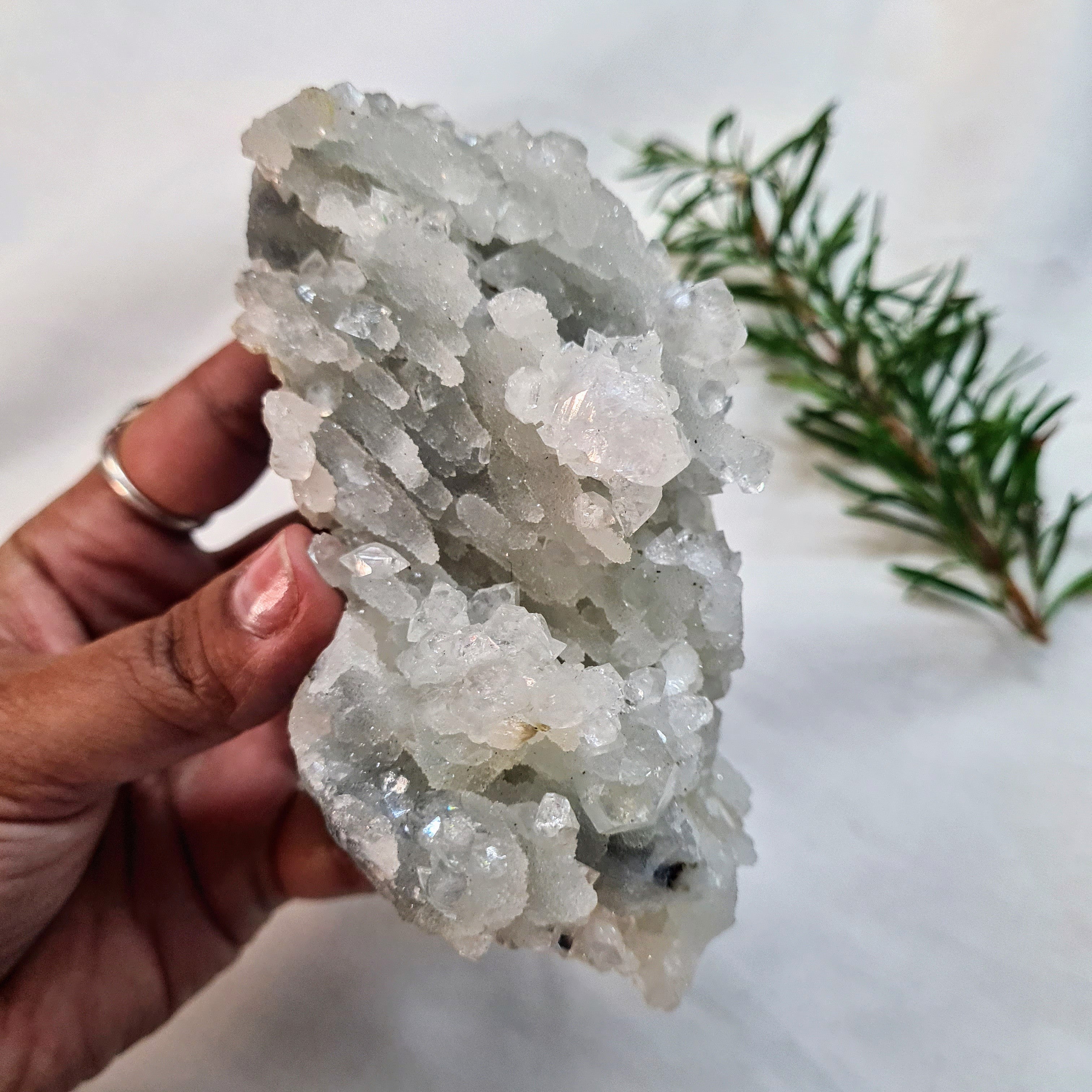 Apophyllite Cluster | Crystals | Crystal Decor | Raw Crystals | Rough Crystals | Crystal Shop Perth Australia | Space Clearing | store Intuition