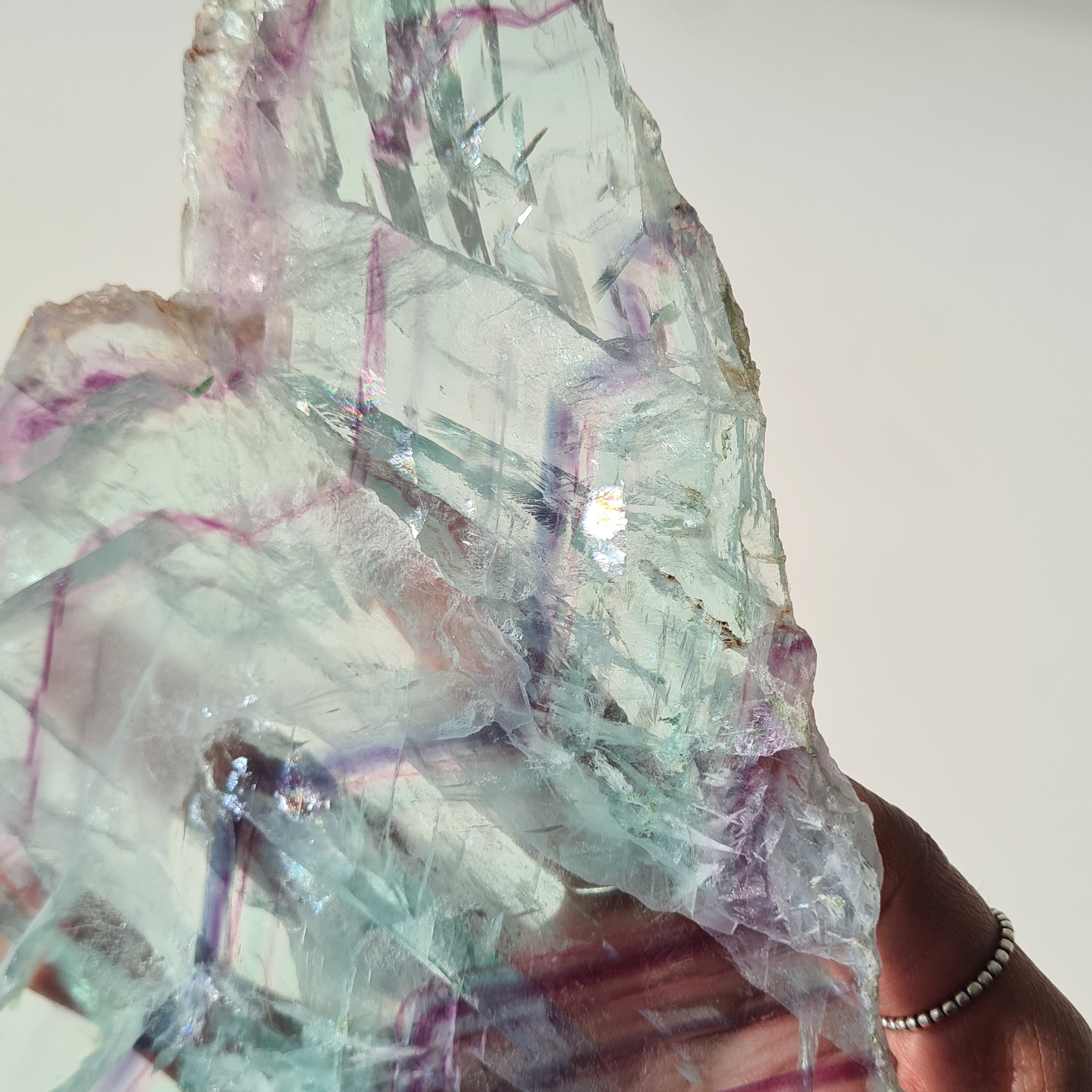 Fluorite Dream Portal On Custom Stand | 31.2 cm tall with stand