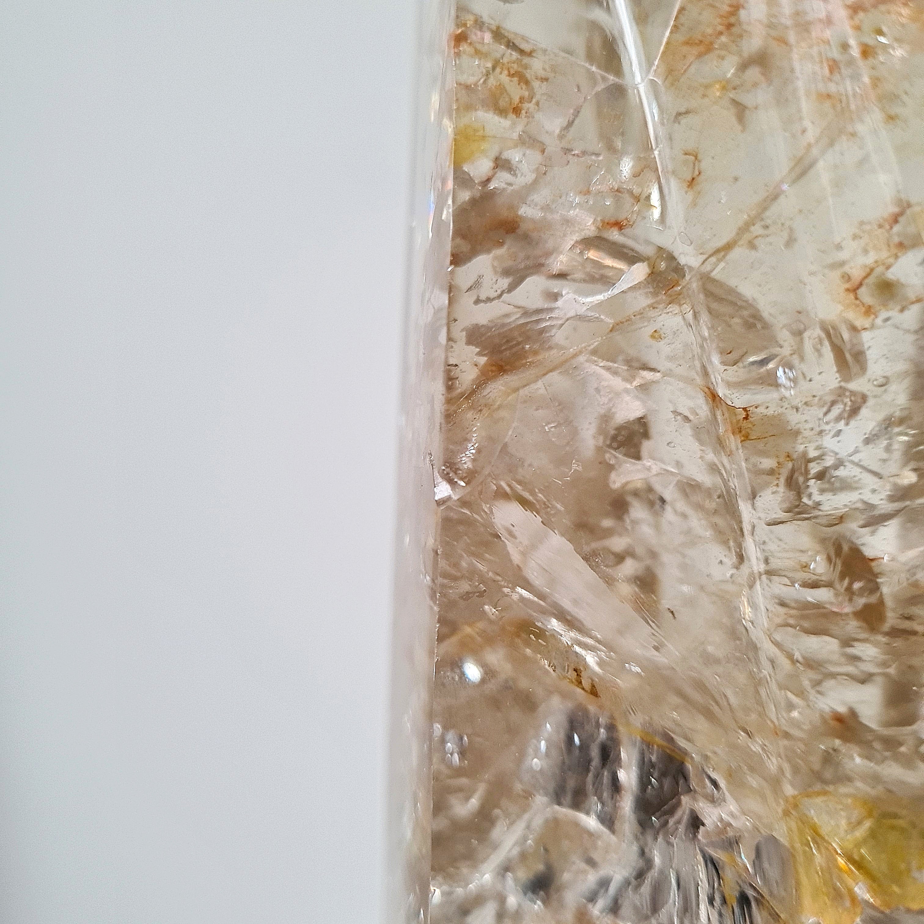 Smoky Citrine Statement Piece on Stand | 32.5 cm with stand