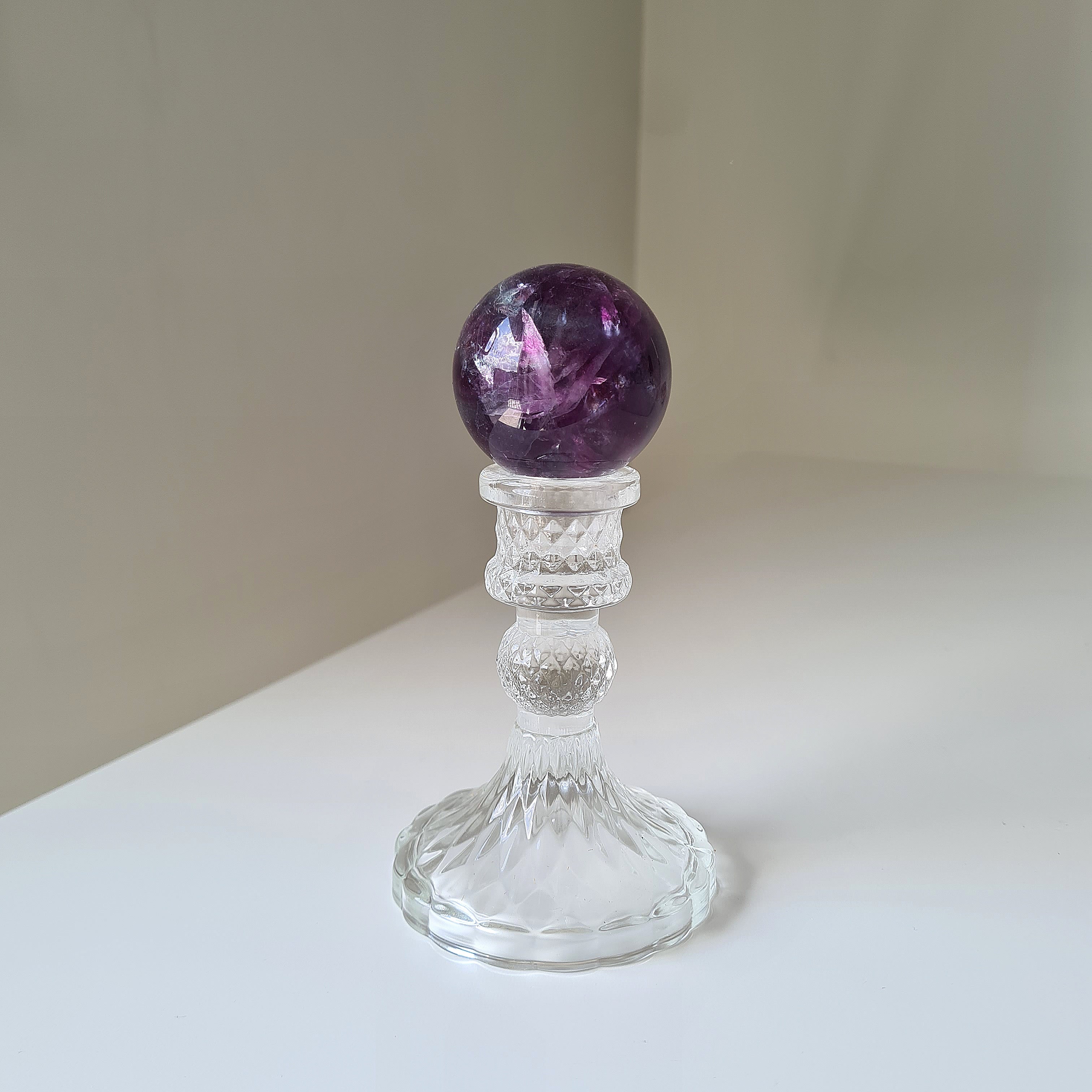 Intergalactic Fluorite with stand | b | 4.7 cm