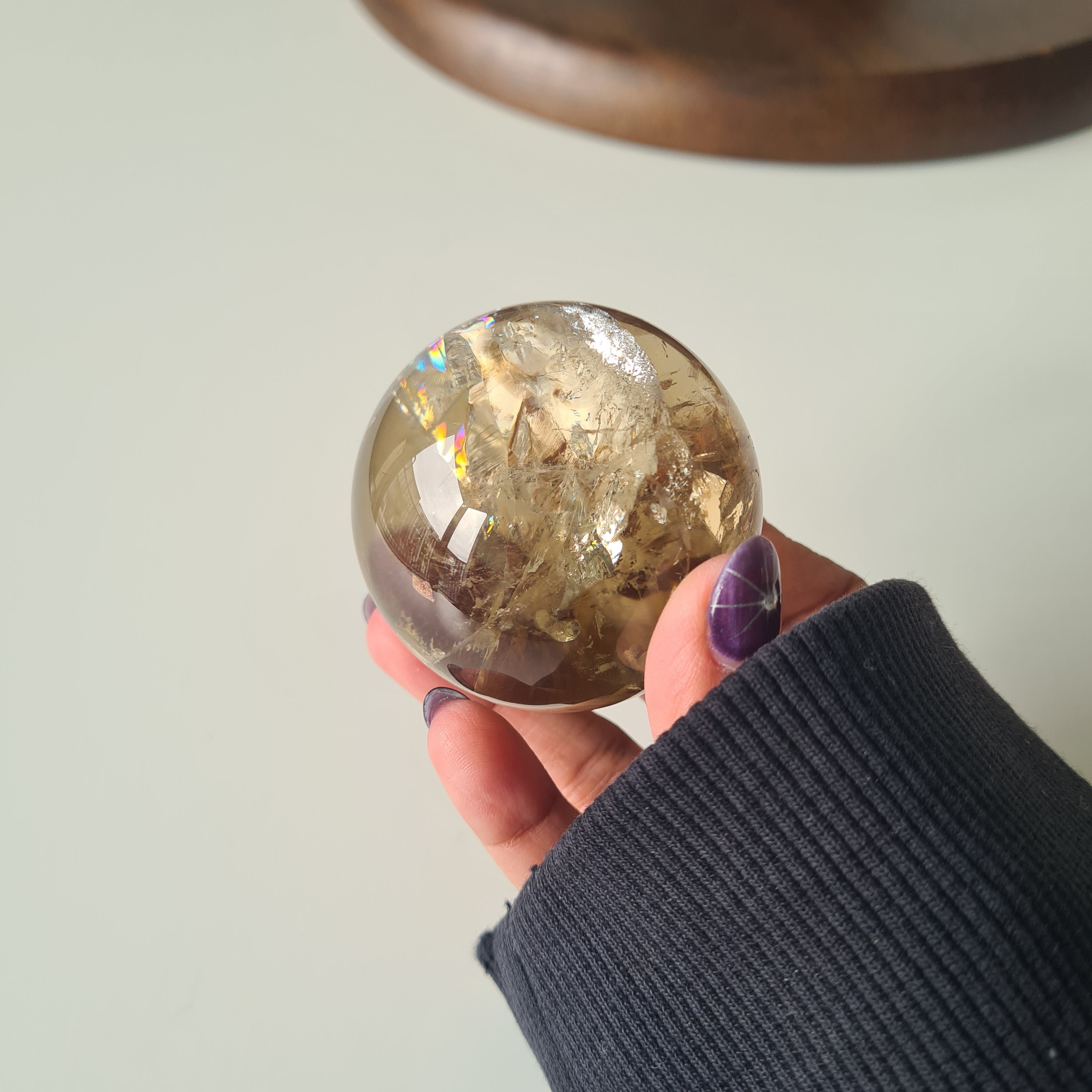 Citrine Sphere | A | 228 g | 5 cm