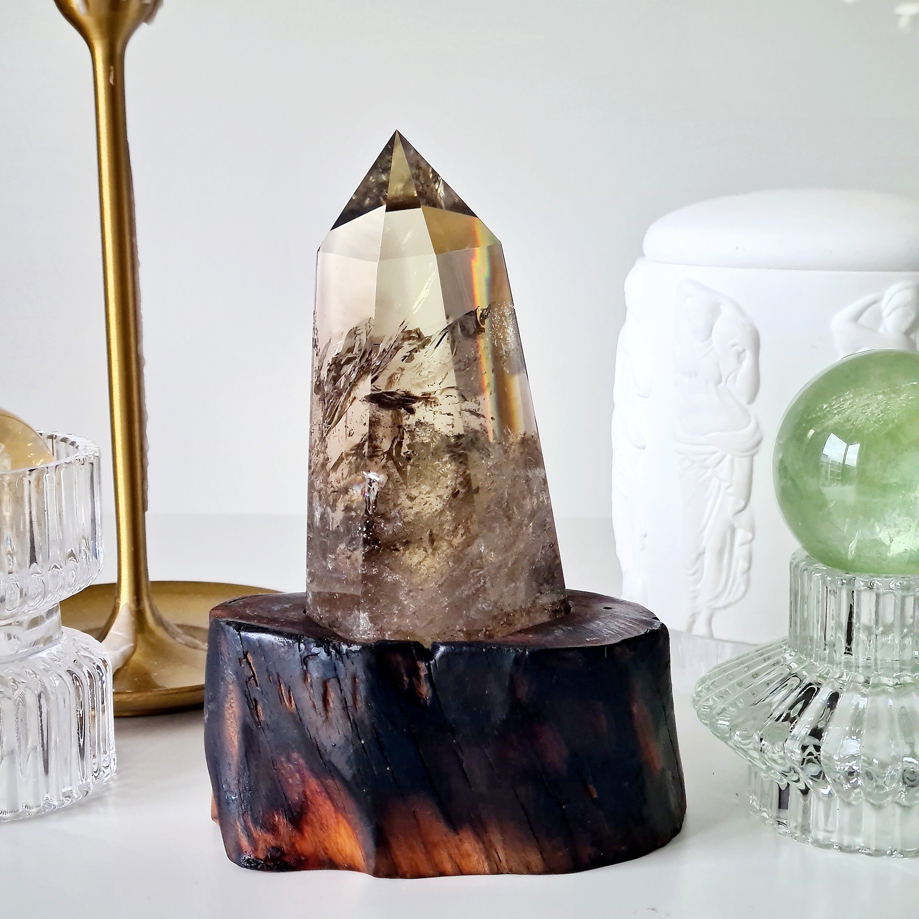 Smokey Citrine Tower | 311 g