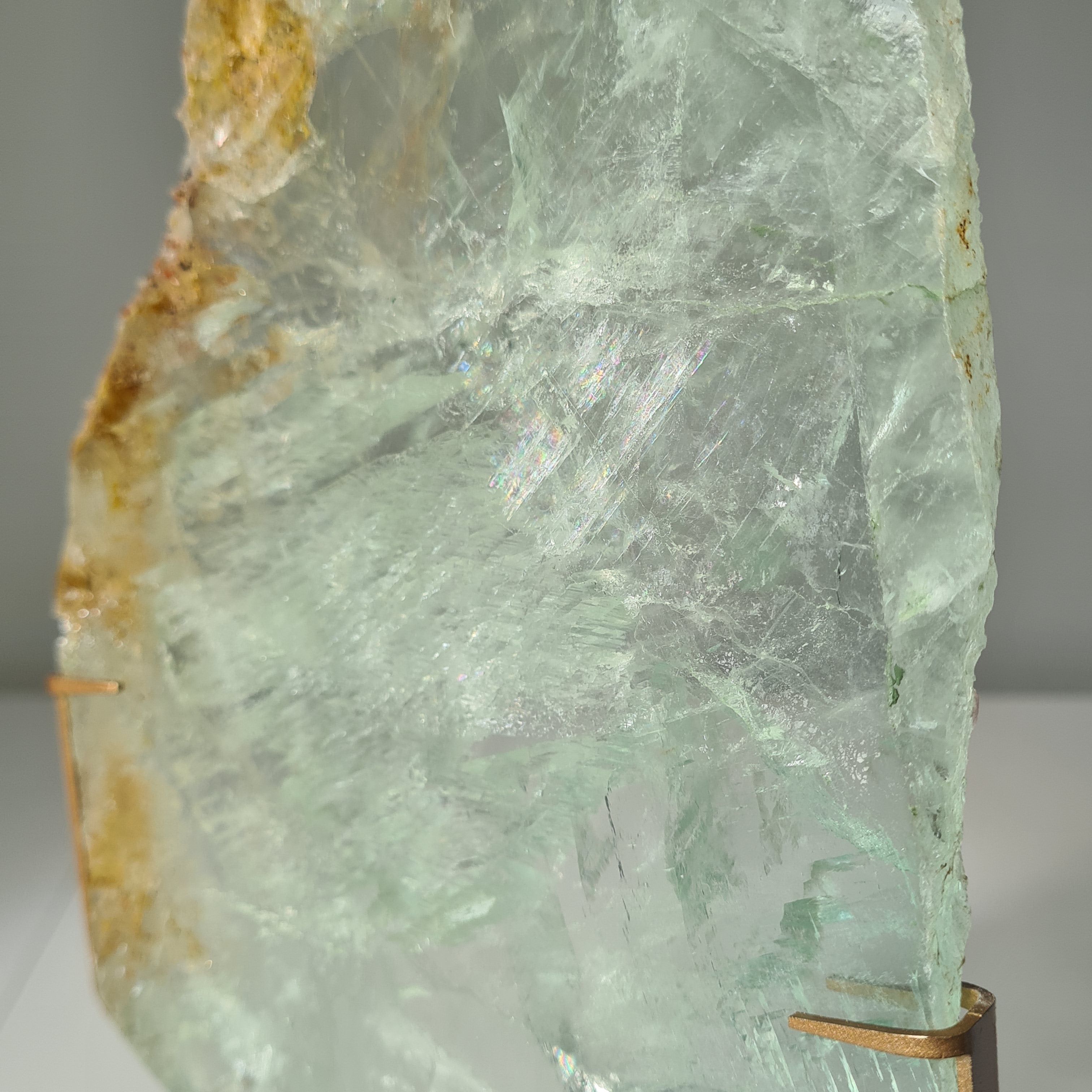 Frozen Lake of Dreams Fluorite Portal on Stand | 37.5 cm with stand