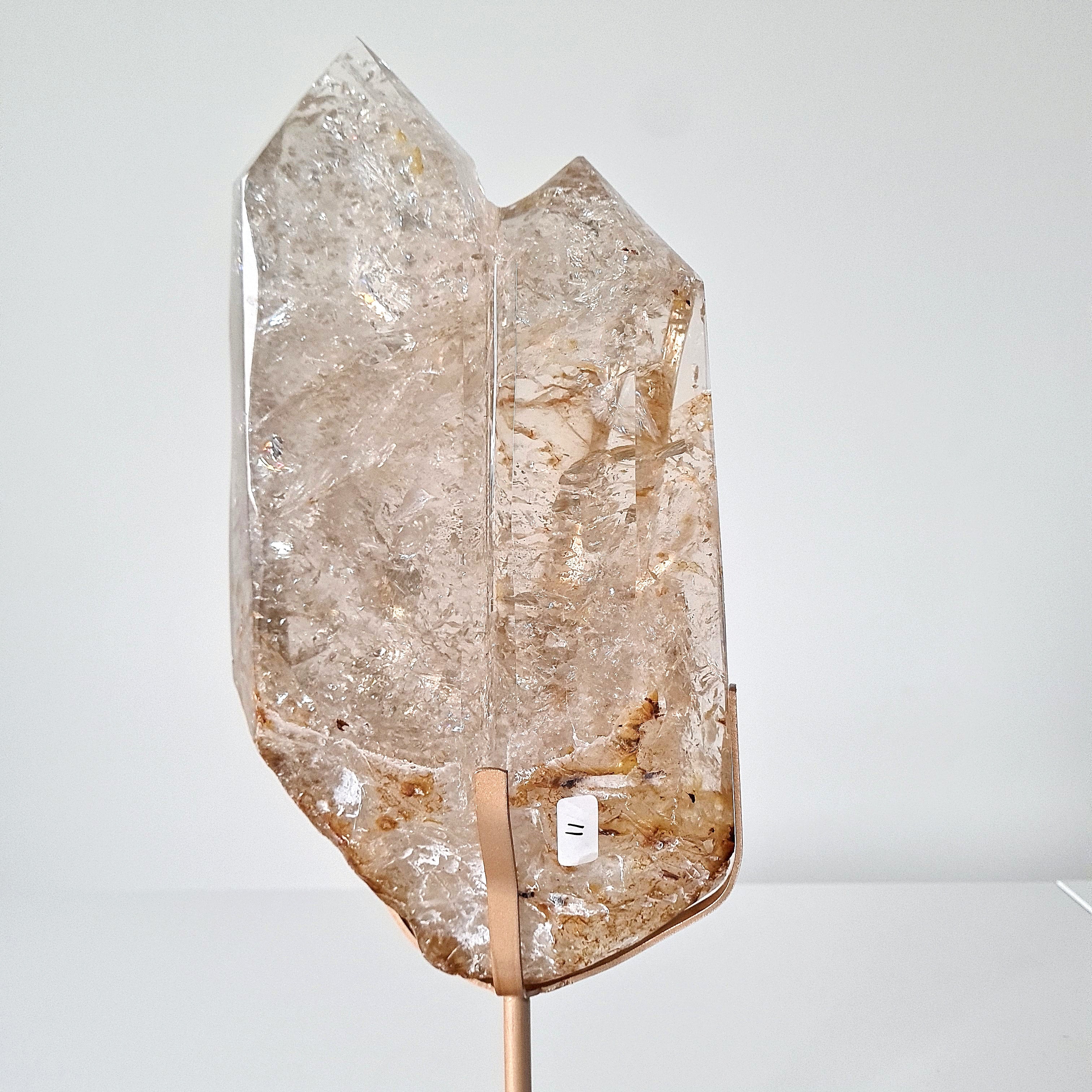 Smoky Citrine Statement Piece on Stand | 32.5 cm with stand