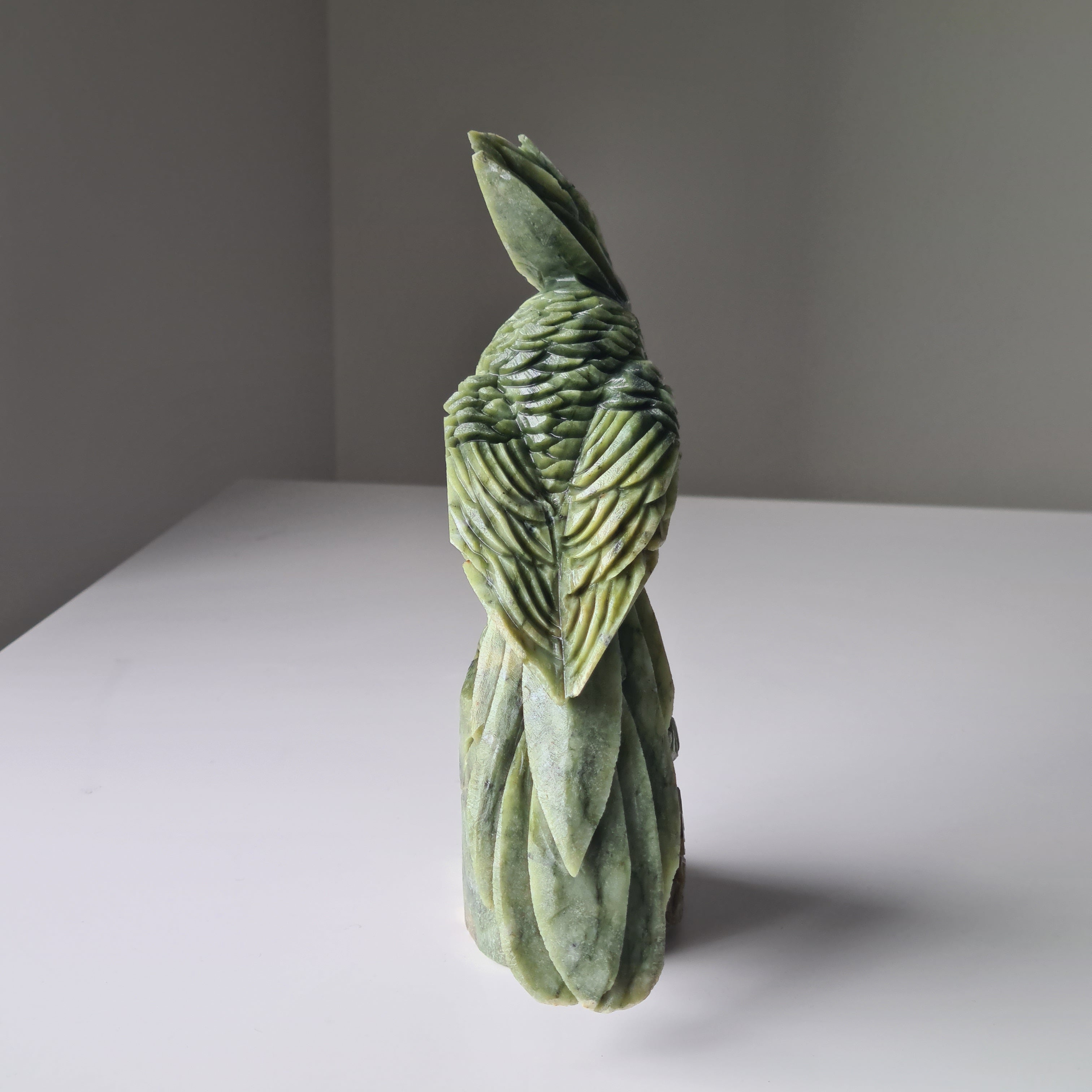 Jade Bird | 20 cm tall |1.3 kg | | Handcarved