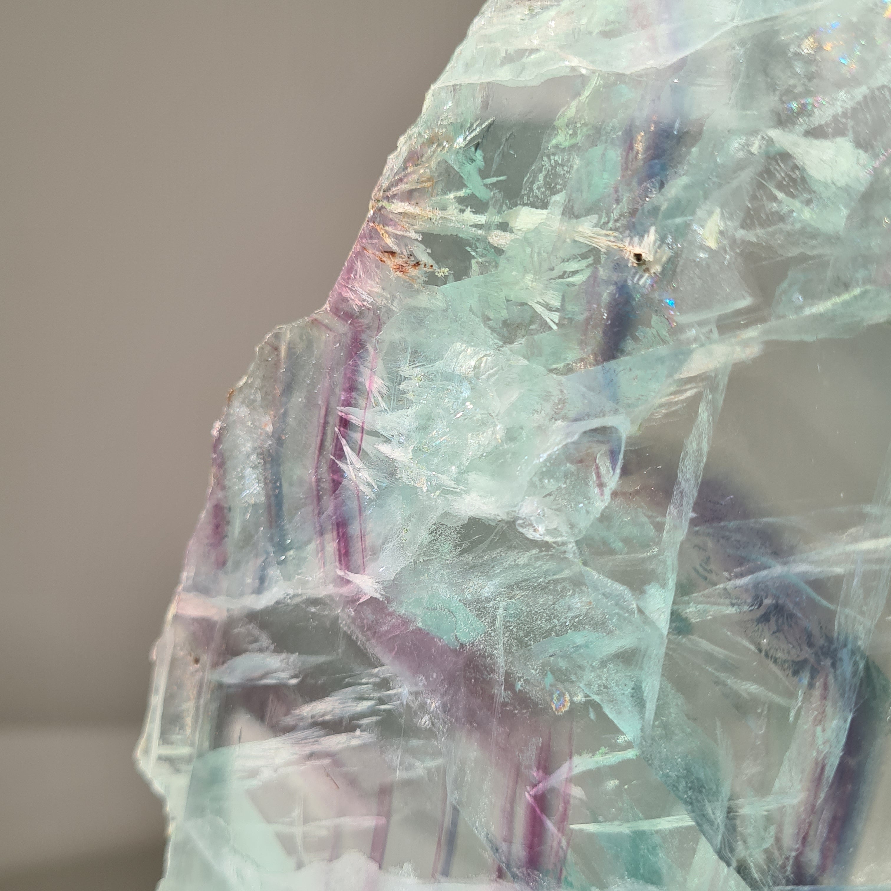 Fluorite Dream Portal On Custom Stand | 28 cm tall with stand
