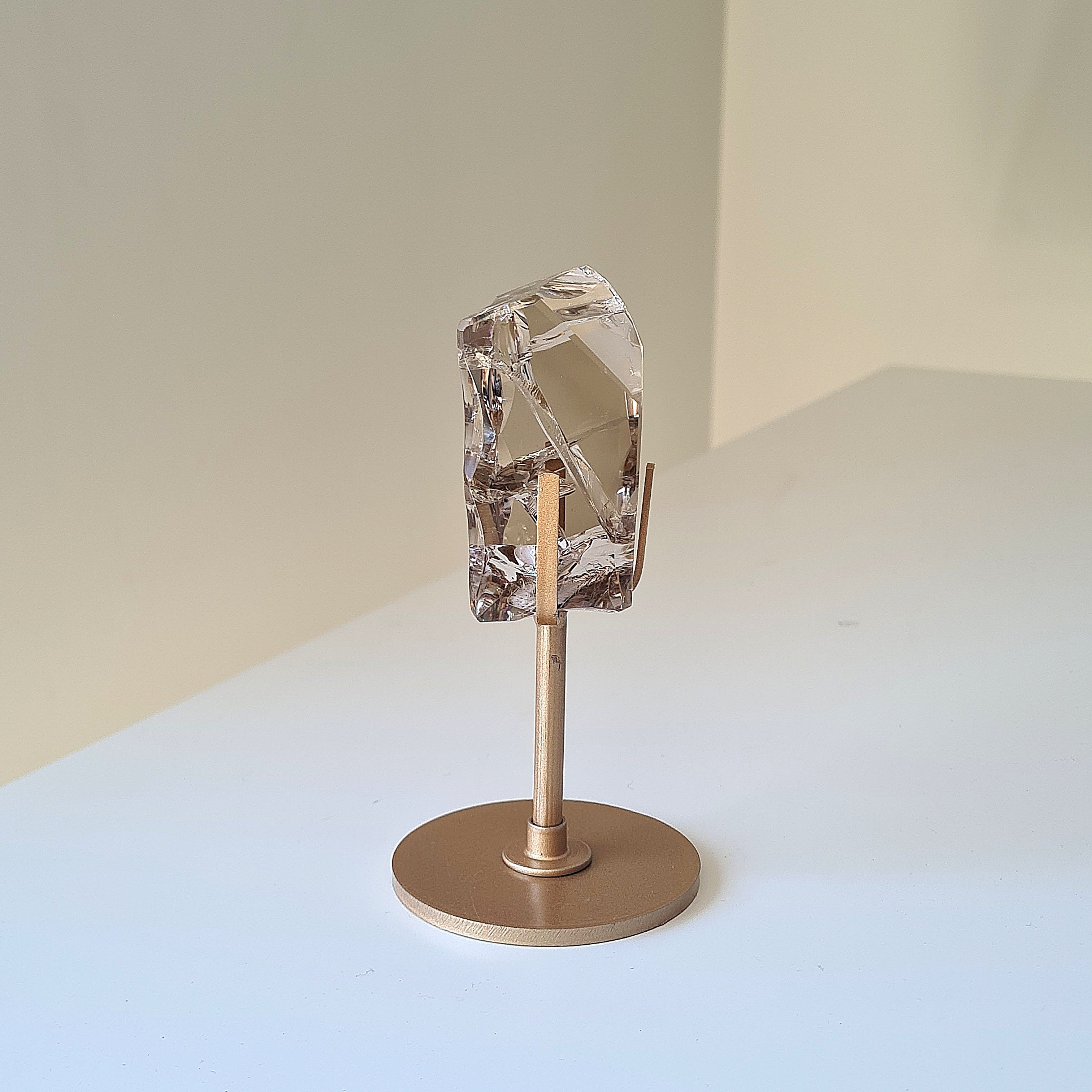 Gemmy Smokey Quartz on Custom Stand | Appx 6 cm