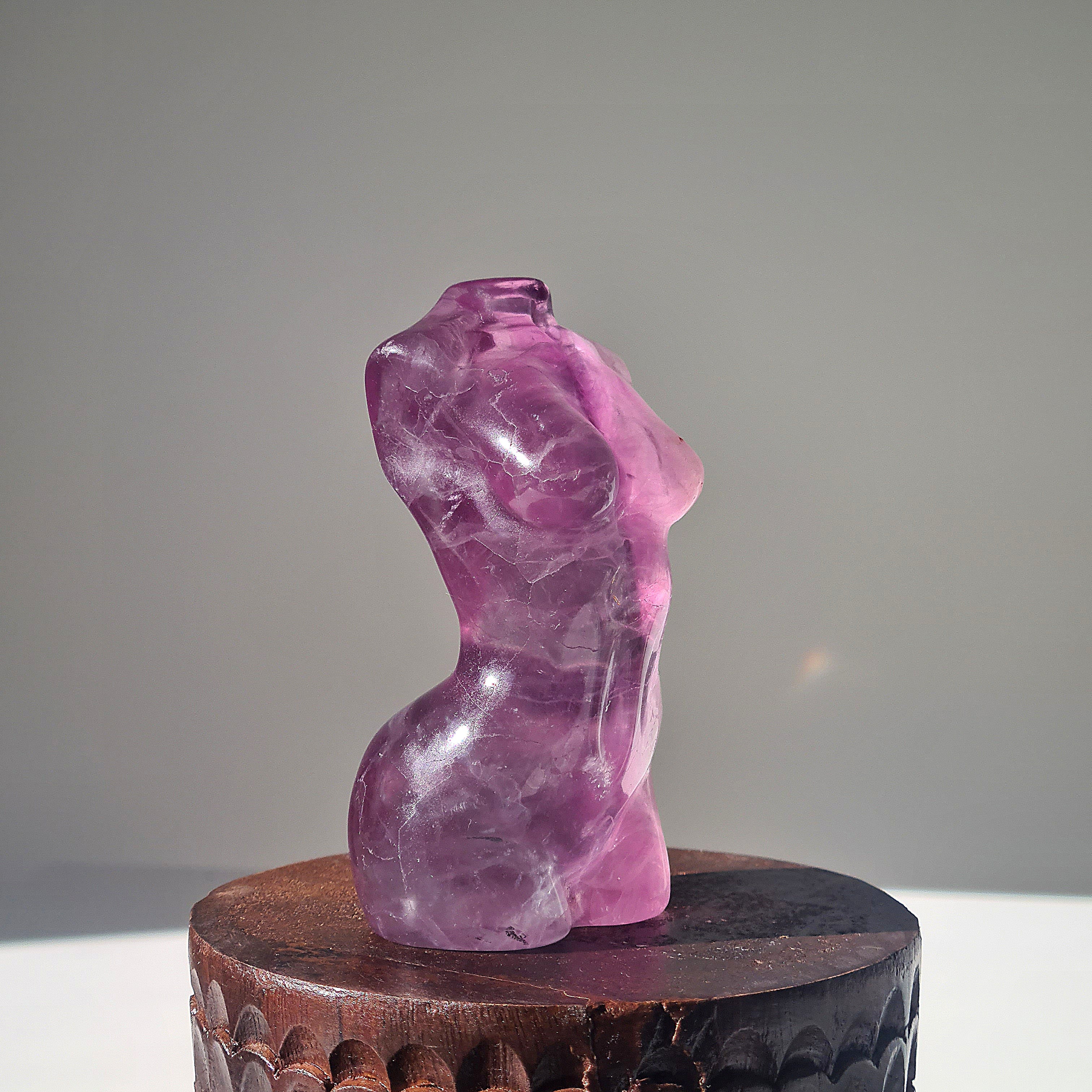 Fluorite Crystal Goddess | B | 330 g
