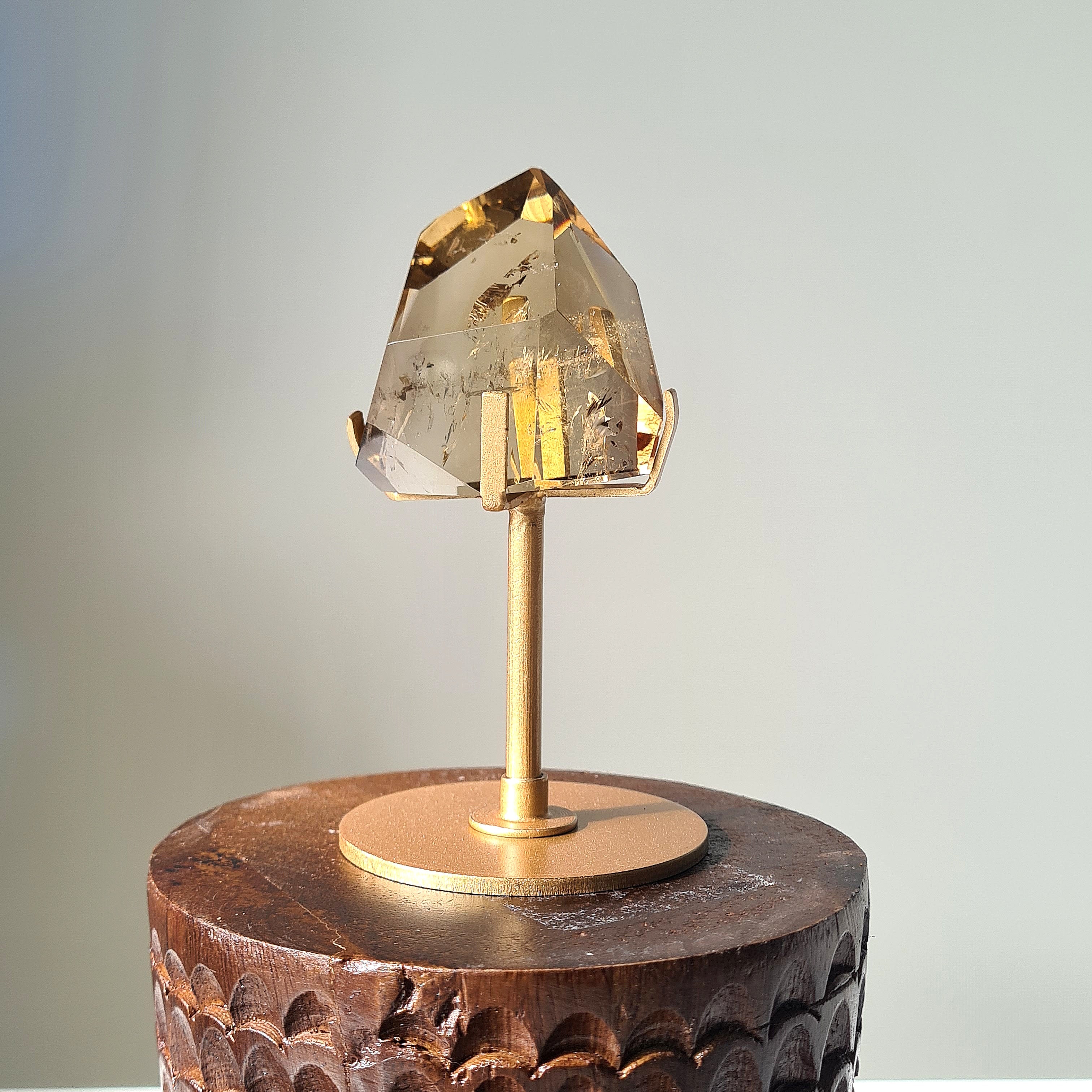 Citrine Free Form on custom stand | A