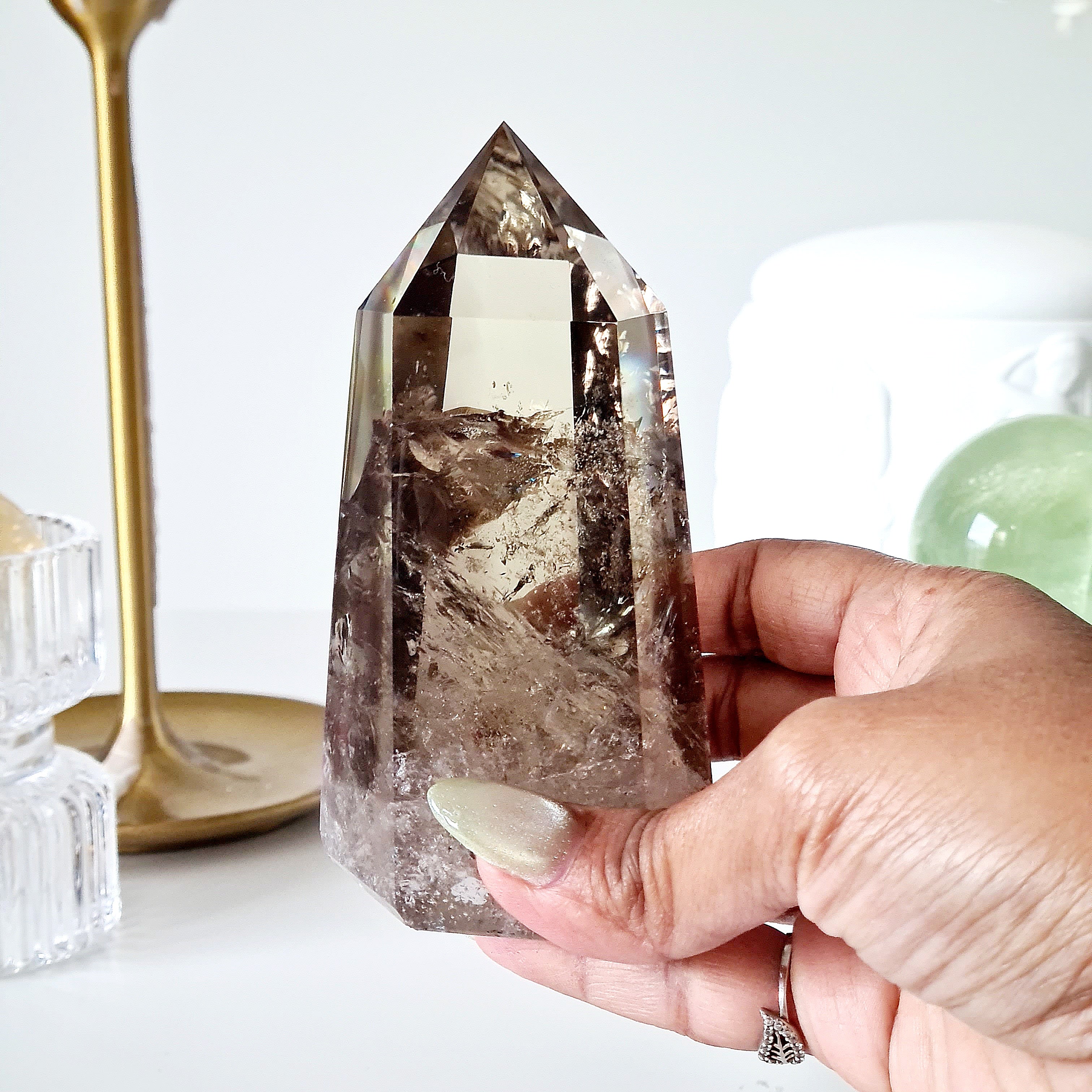 Smokey Citrine Tower | 311 g