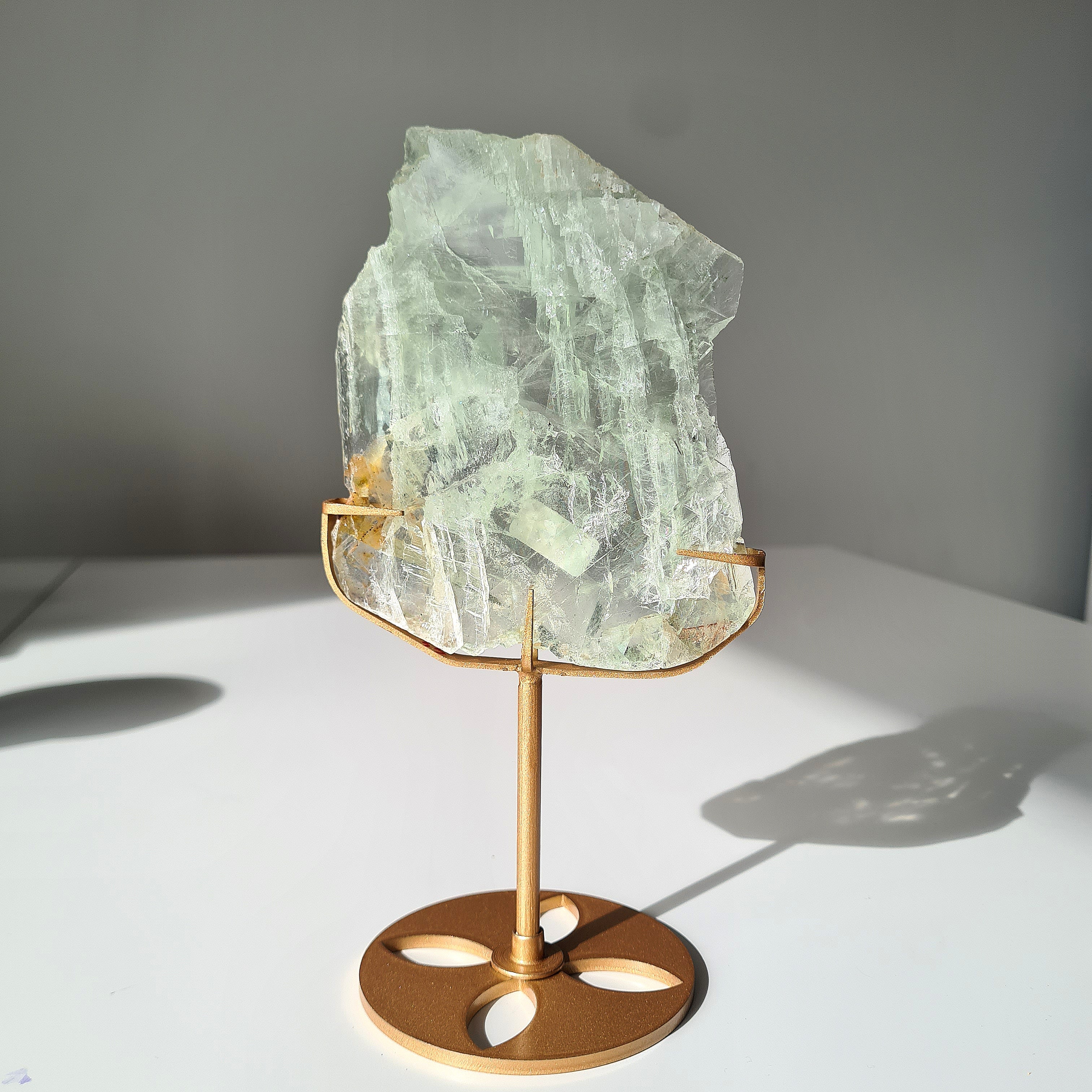 Frozen Lake of Dreams Fluorite Portal on Stand | 19 cm with stand
