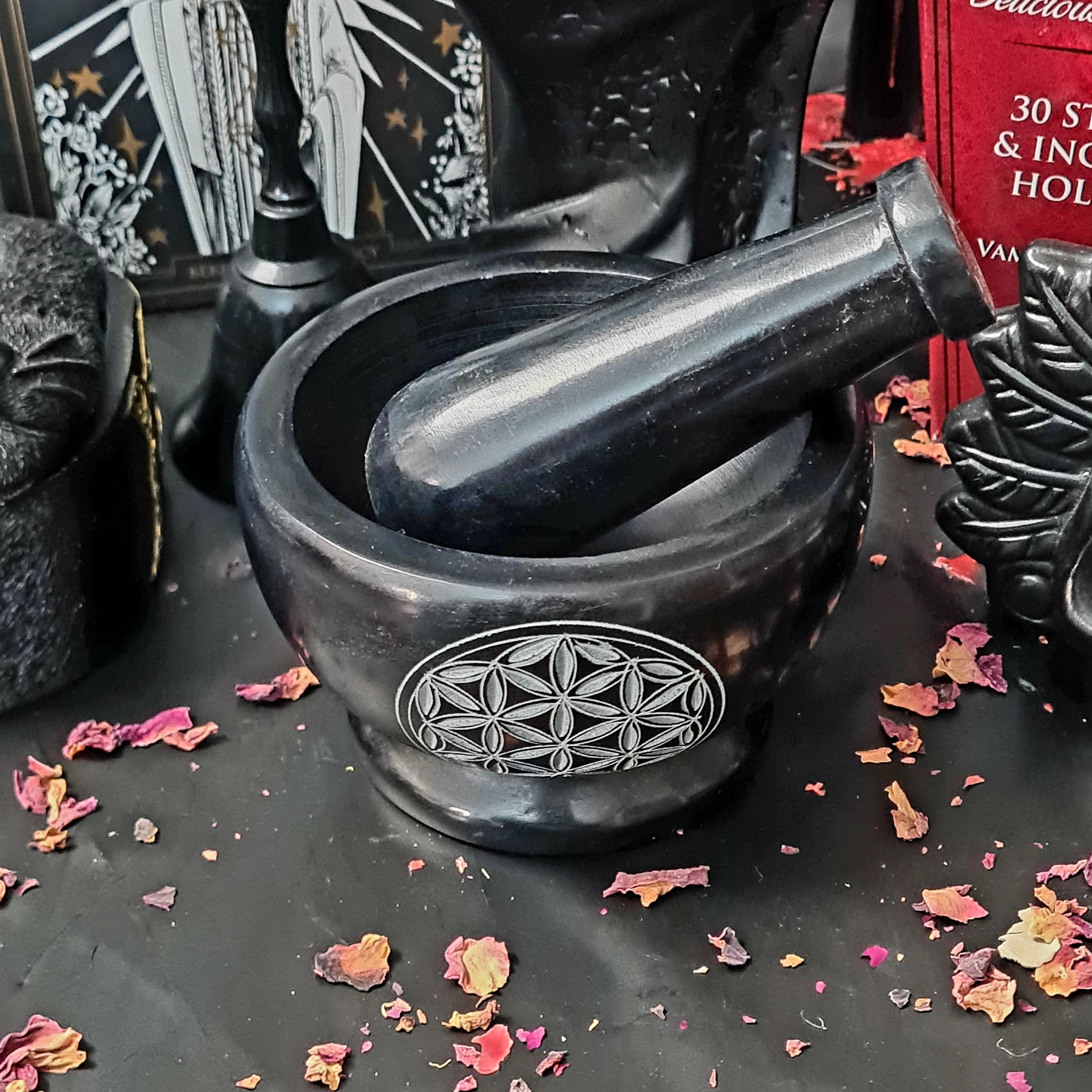 Mortar & Pestle | Flower Of Life