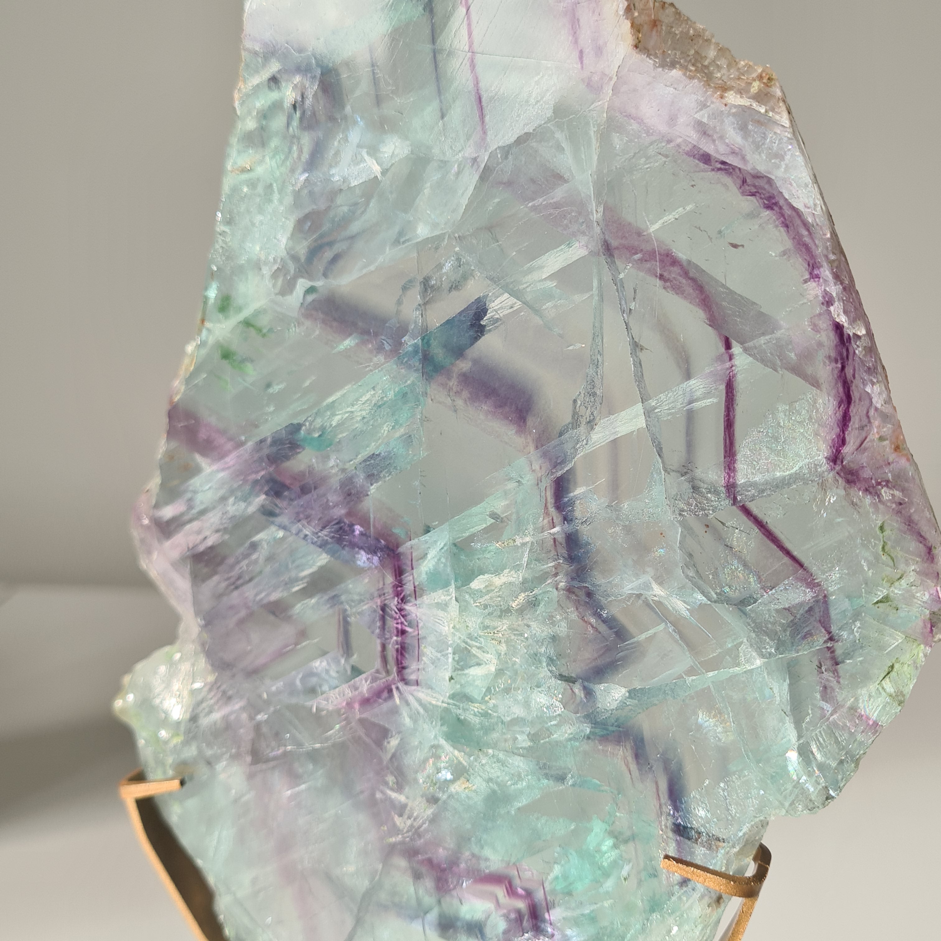 Fluorite Dream Portal On Custom Stand | 33 cm tall with stand