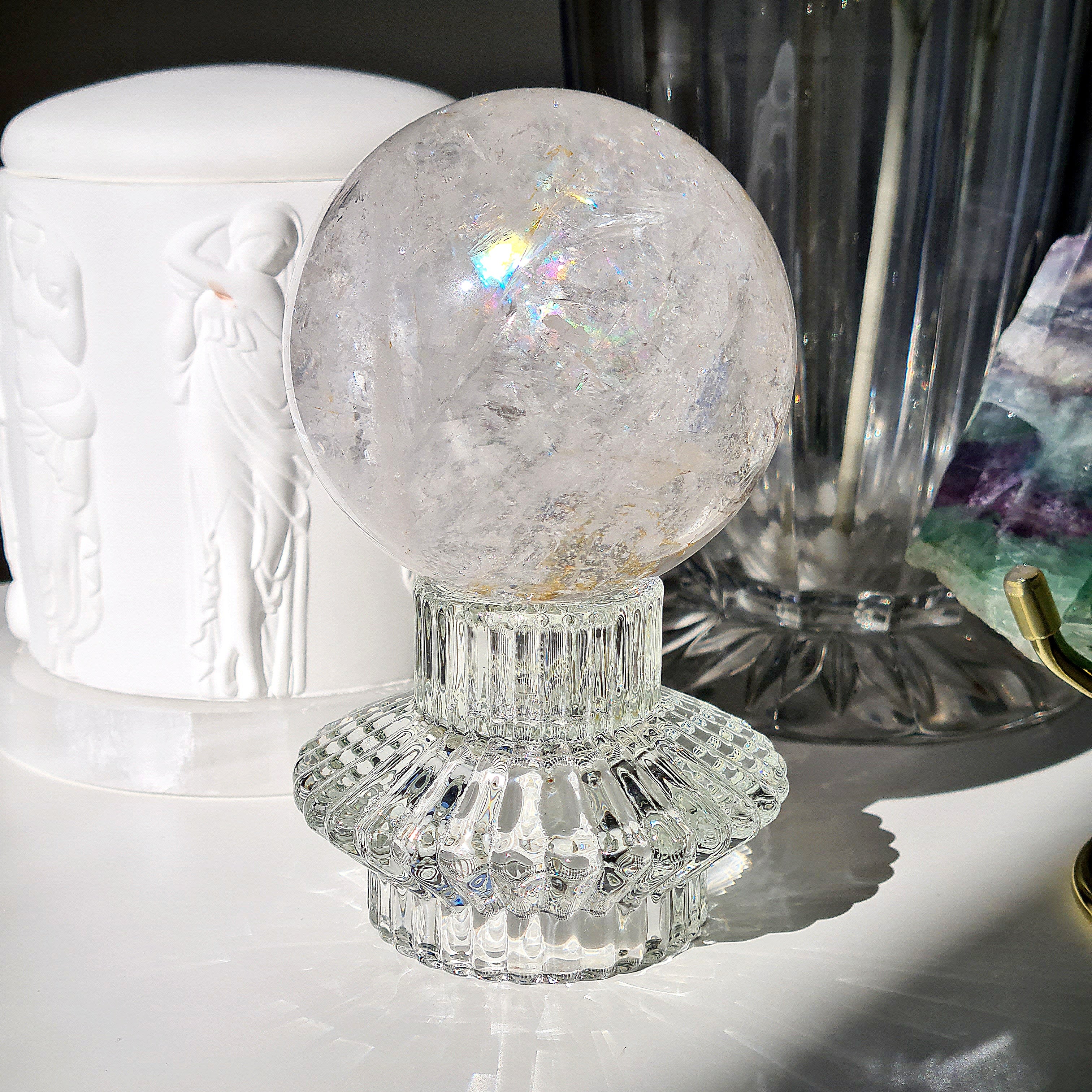Clear Quartz Sphere | Master Healer | High Quality | gf60