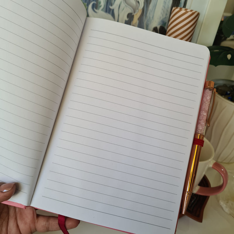 Sol | Journal + Rose Quartz Pen