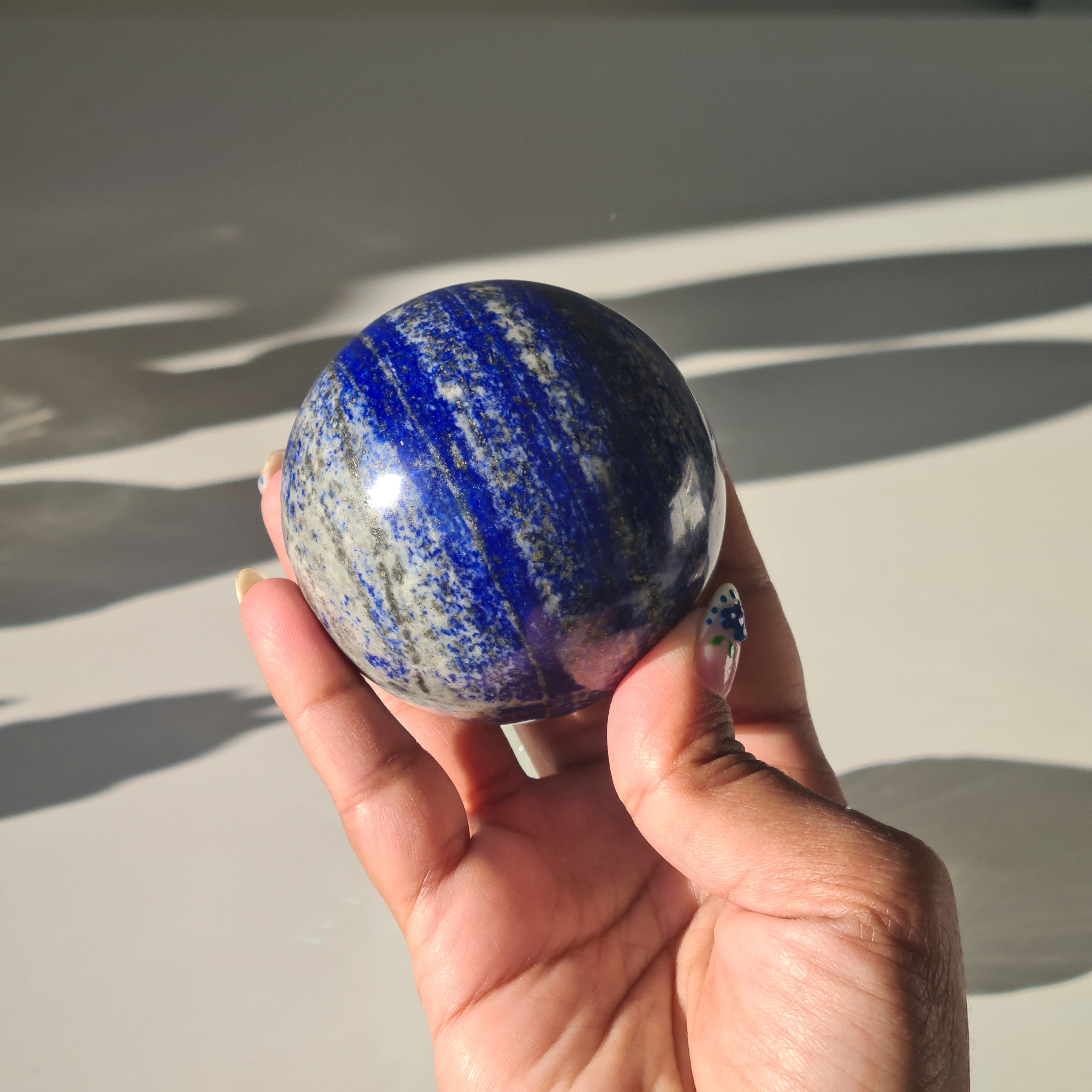 Lapis Lazuli Sphere with stand