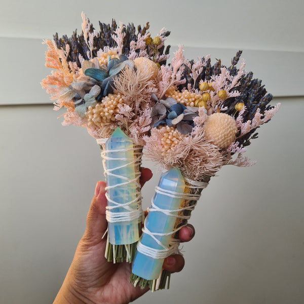 'Serene Energy' ~ Opalite flower wand