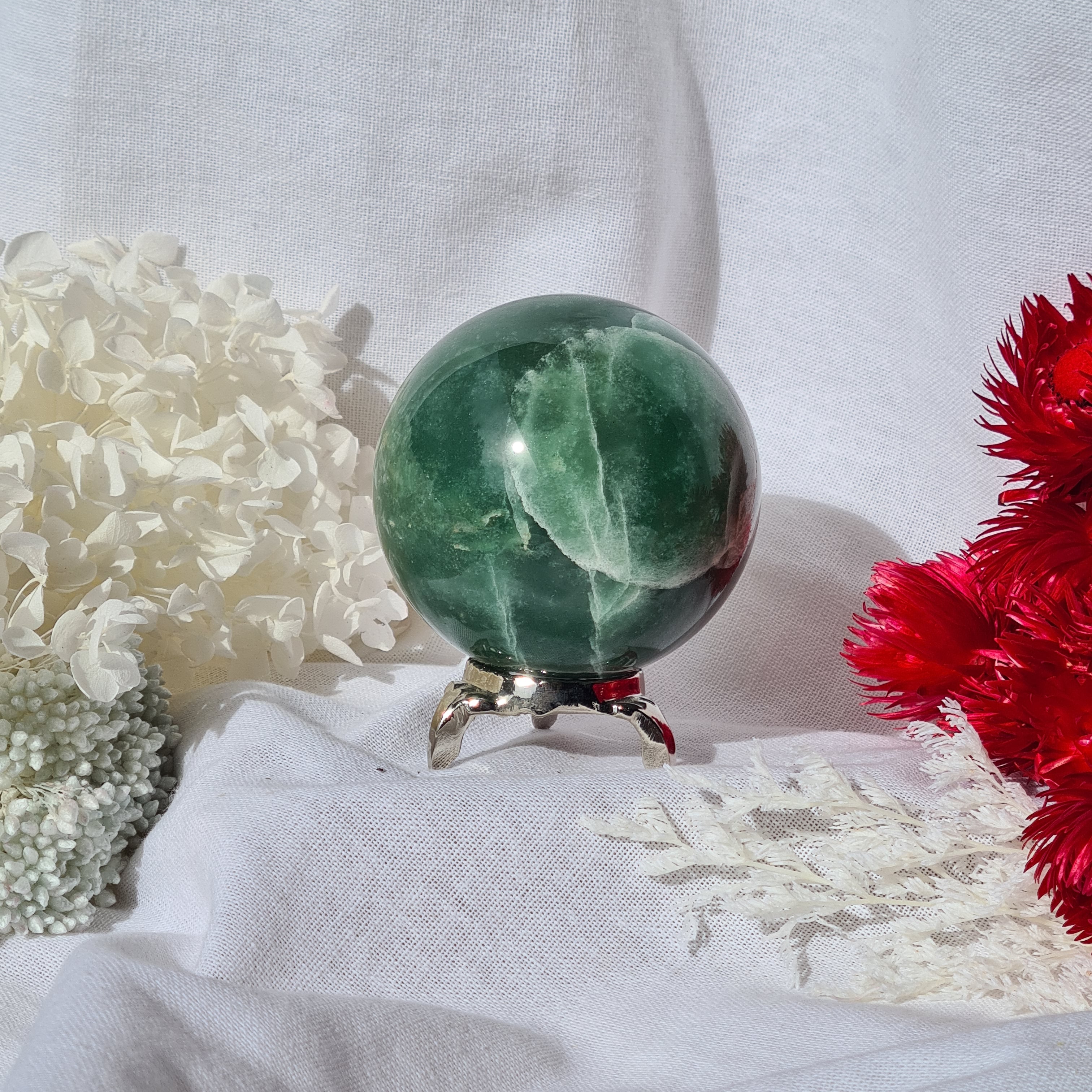 Green Aventurine- Sphere with stand