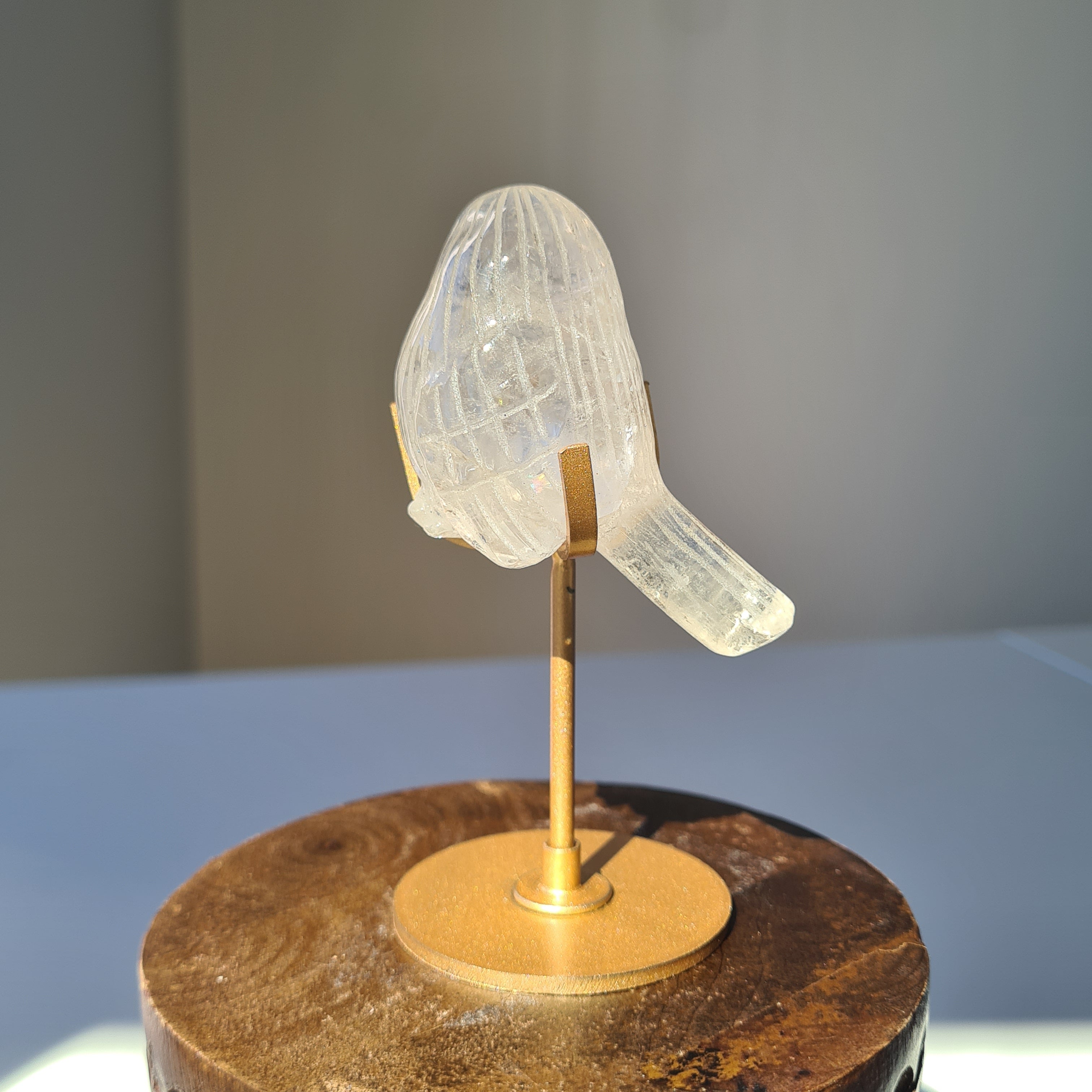 Quartz Bird 🐦 On Stand | Appx 6.5 cm