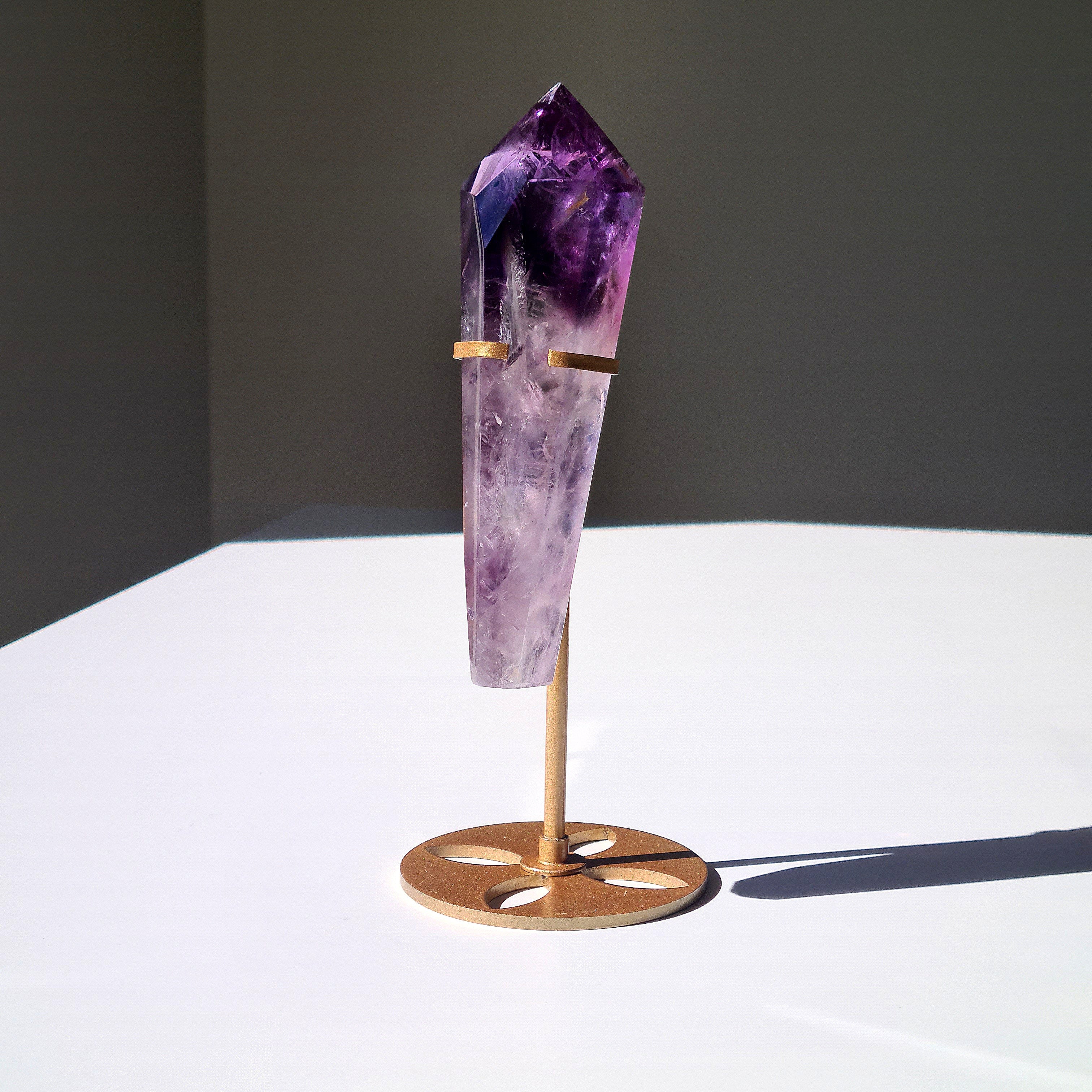 Amethyst Crystal Fairy Wand 🧚‍♀️ | Custom Stand | Piece B