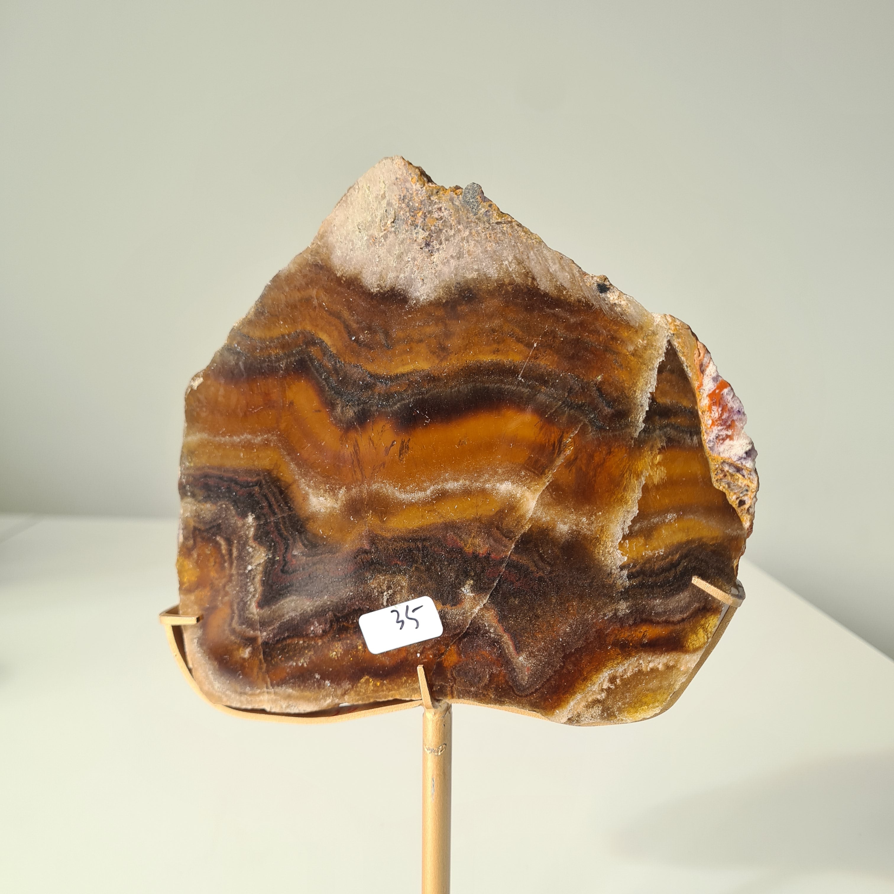 Aurora Fluorite Portal on custom stand | 23 cm with  stand