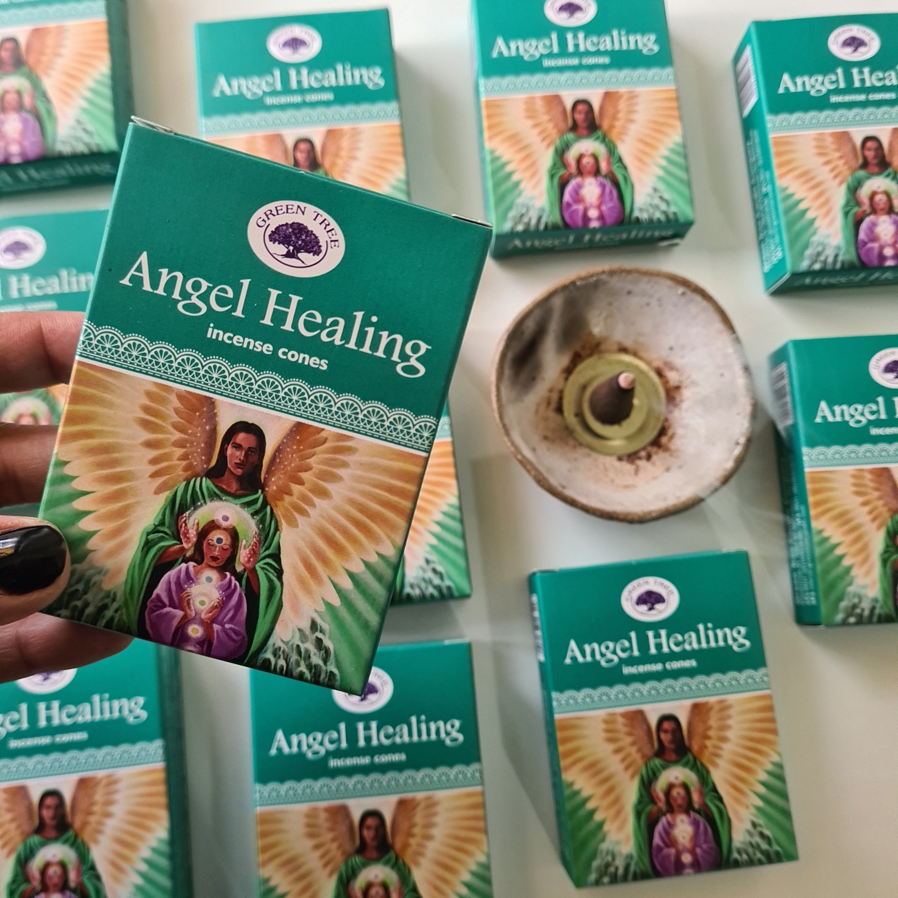 Green Tree Cones - Angel Healing