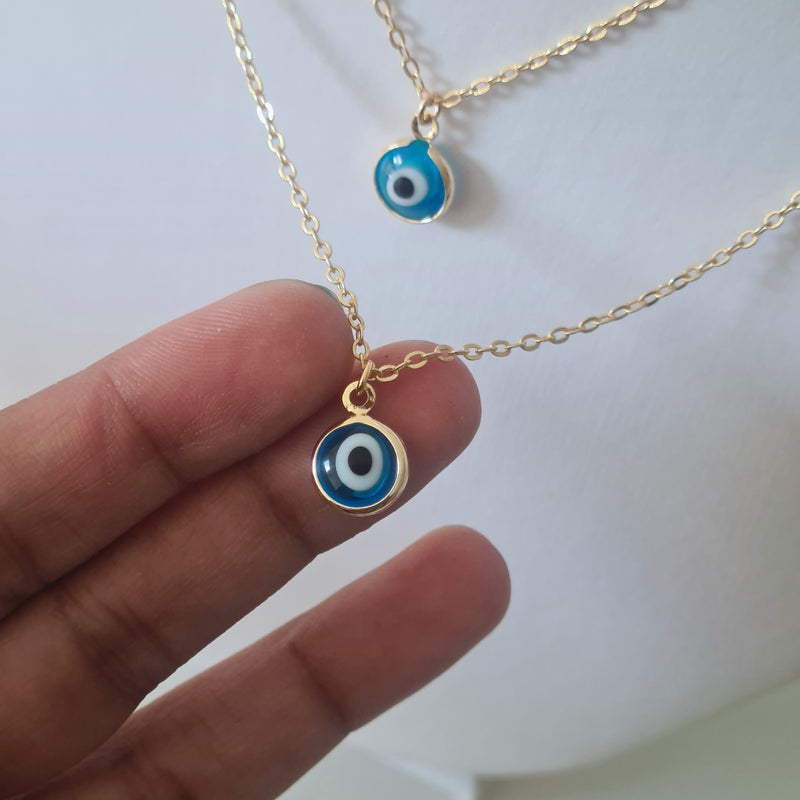 'Evil Eye' Necklace ~ Protection (Gold)