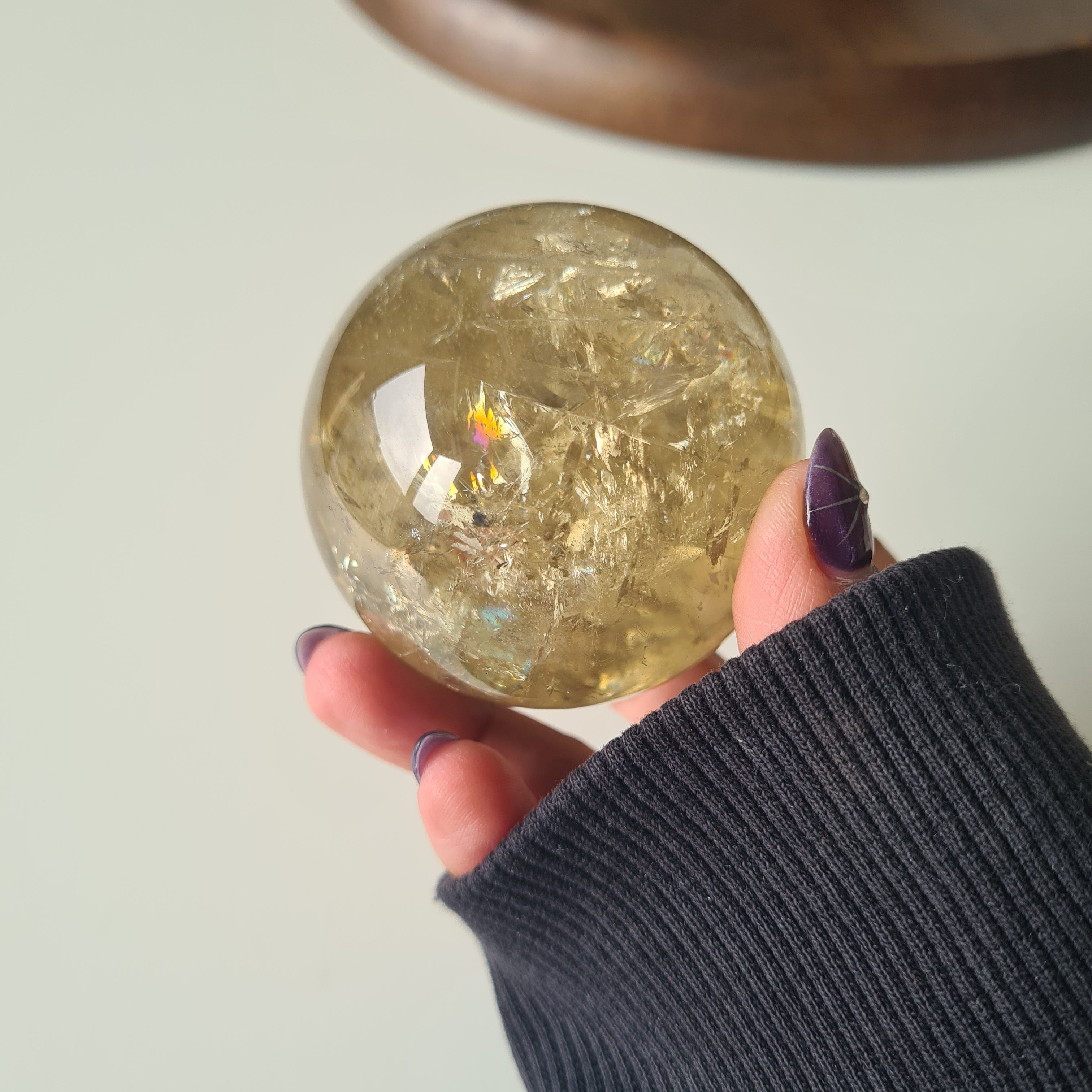 Citrine Sphere | B | 260 g | 5.4 cm