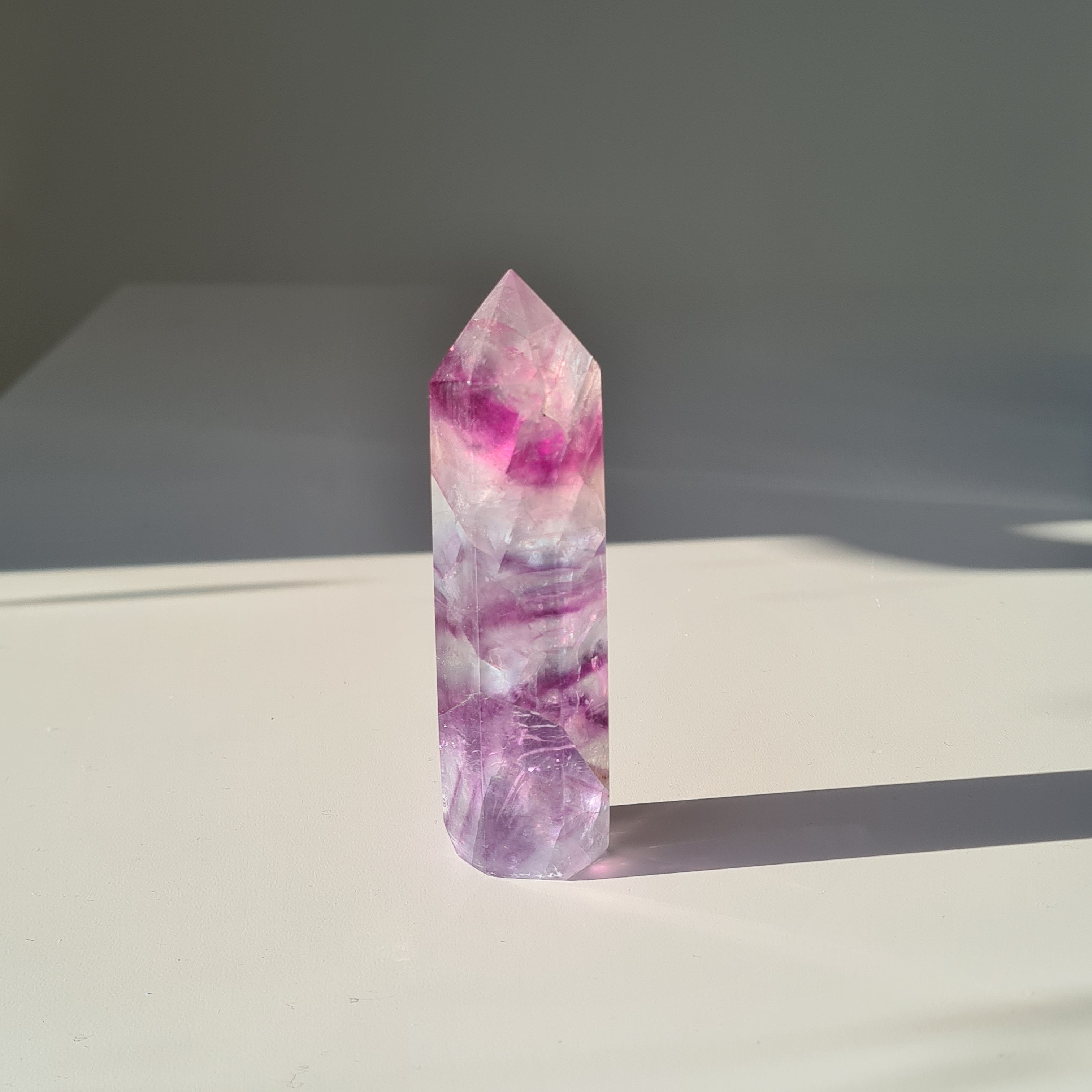 Dreamland Fluorite | f4 | 164 g | 10.5 cm cm tall | spinny bottom