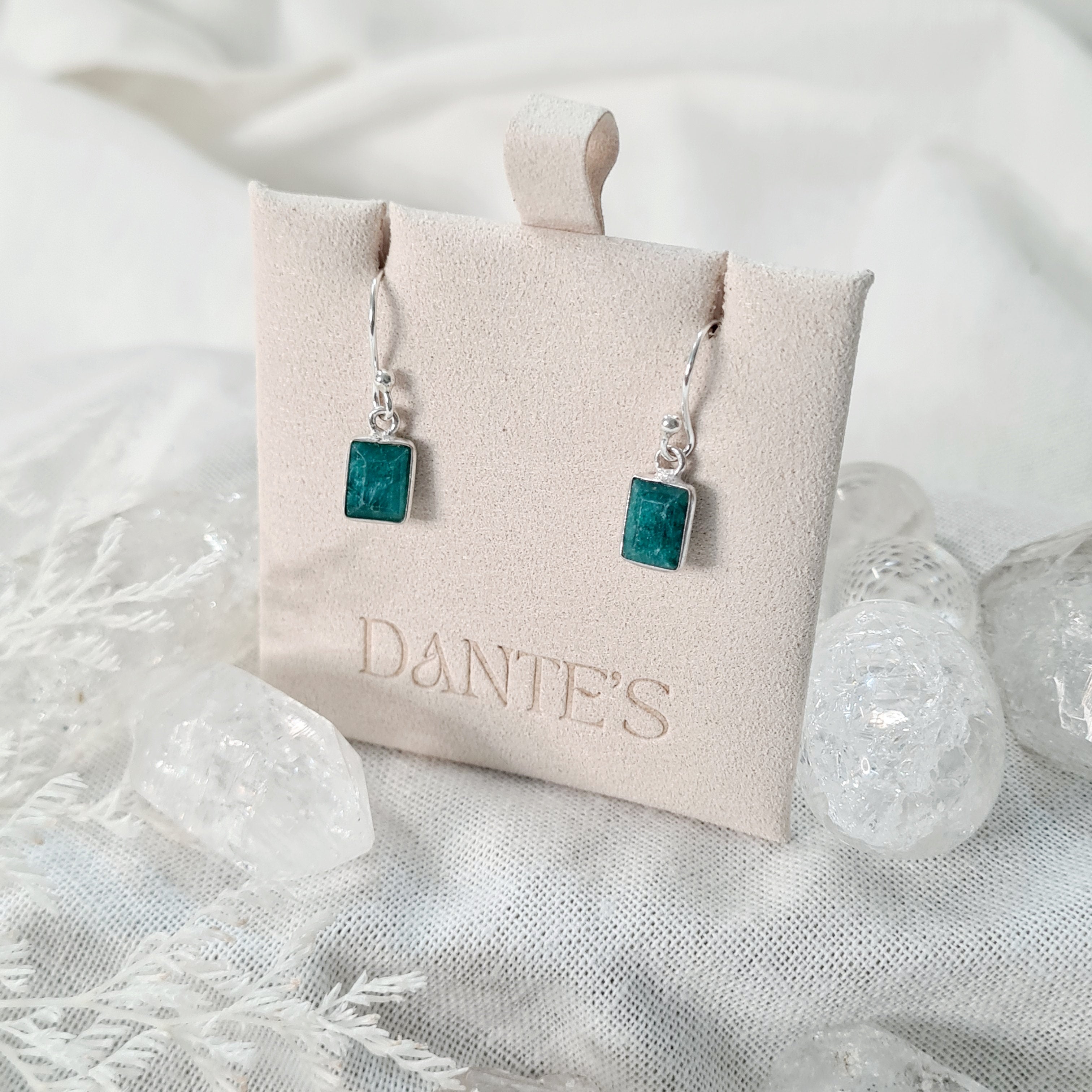 Emerald Earrings | Good Vibes