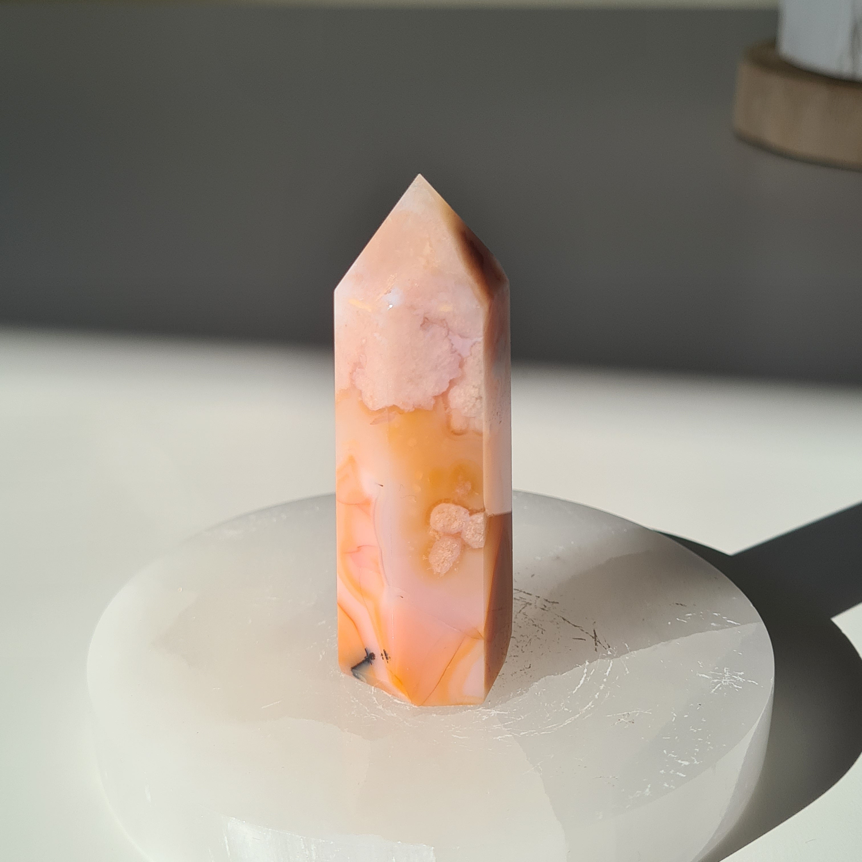 Flower Agate Point | F | 7.3 cm tall
