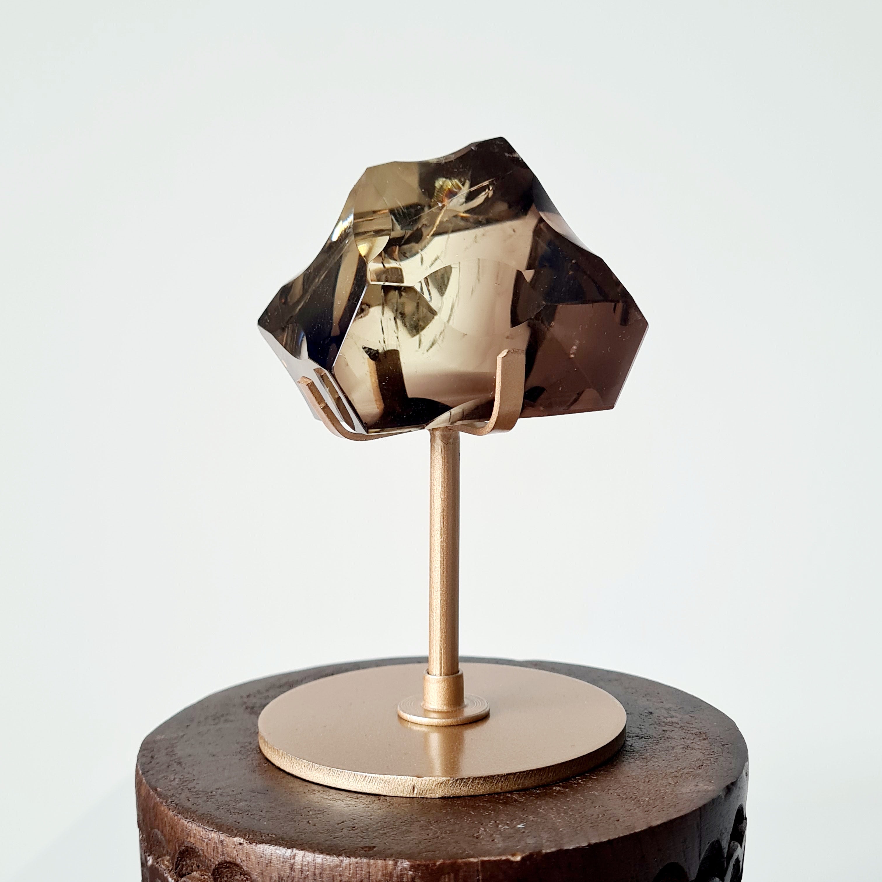Smokey Quartz Free form on stand | 10.5 cm tall with stand | D