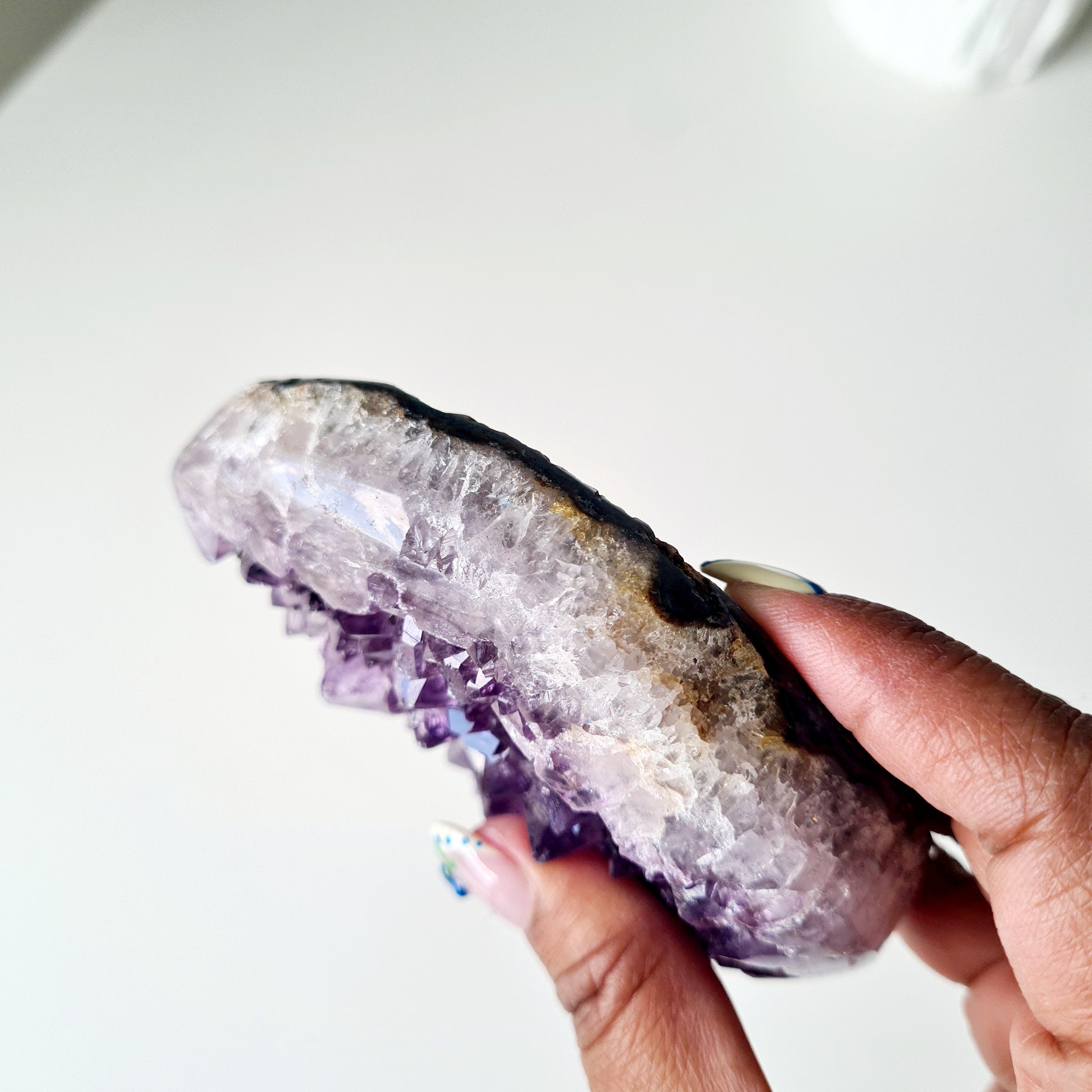 Amethyst Moon Carving 🌙 | 290 g | 10 cm