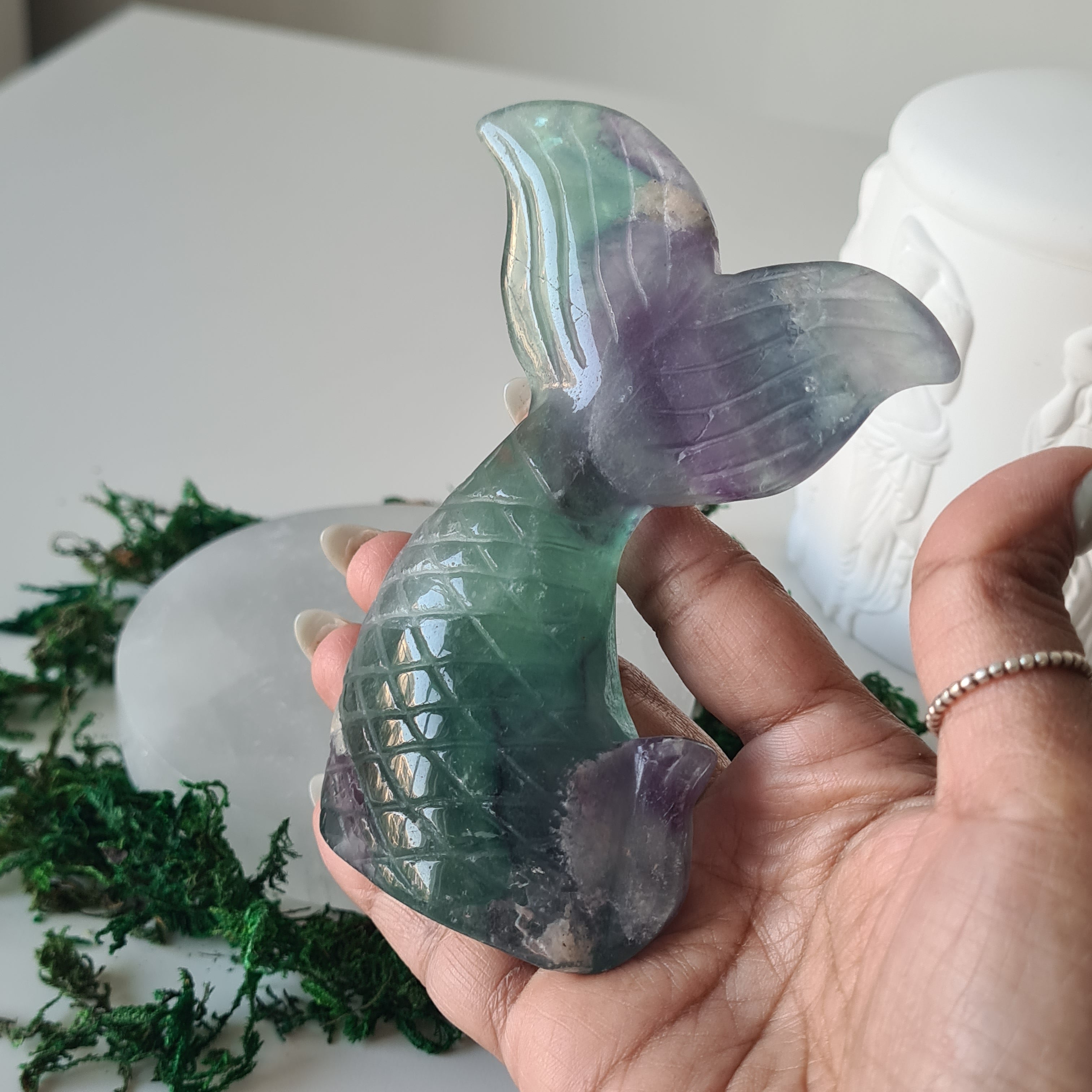 Siren & Mermaid Tail | 10 | Fluorite