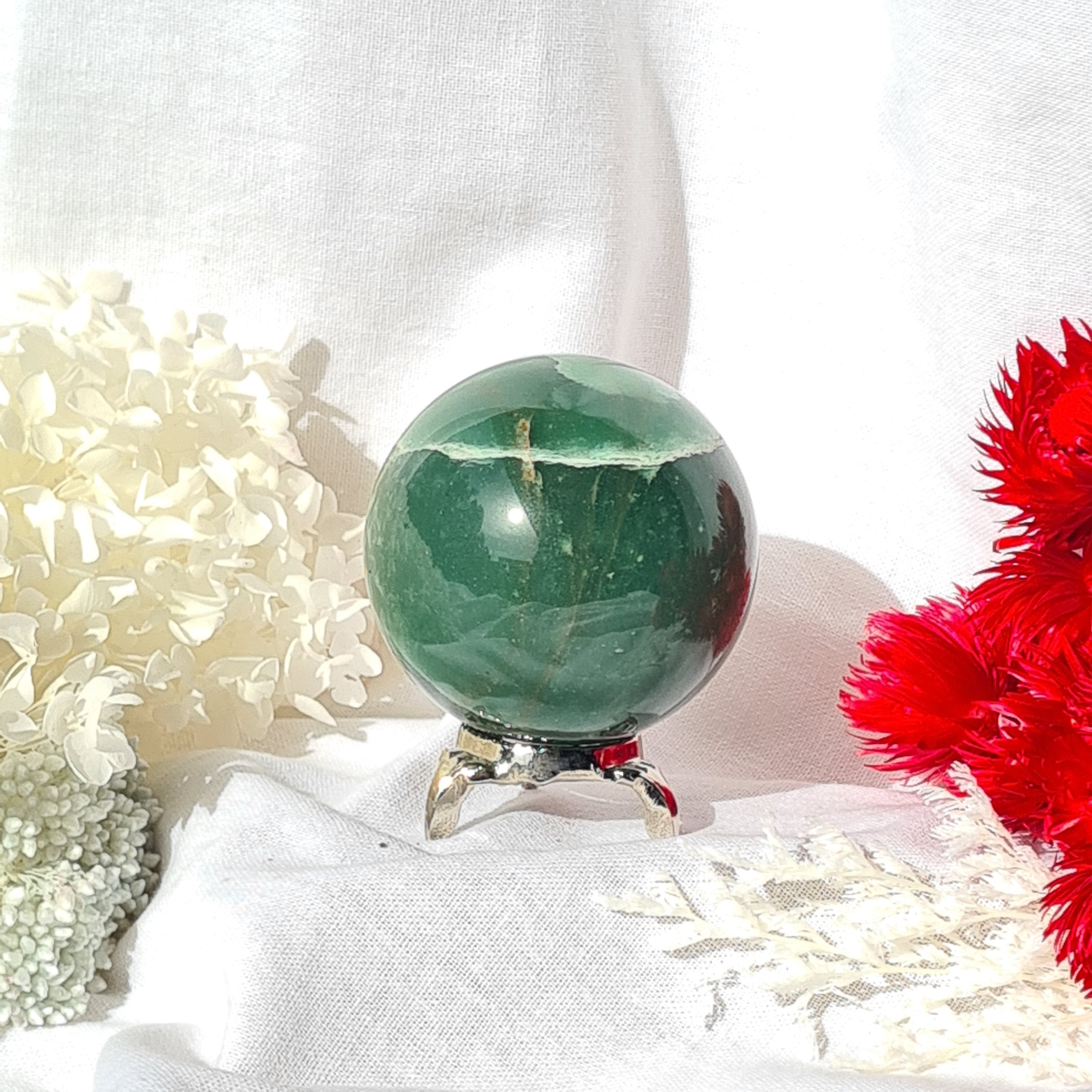 Green Aventurine- Sphere with stand