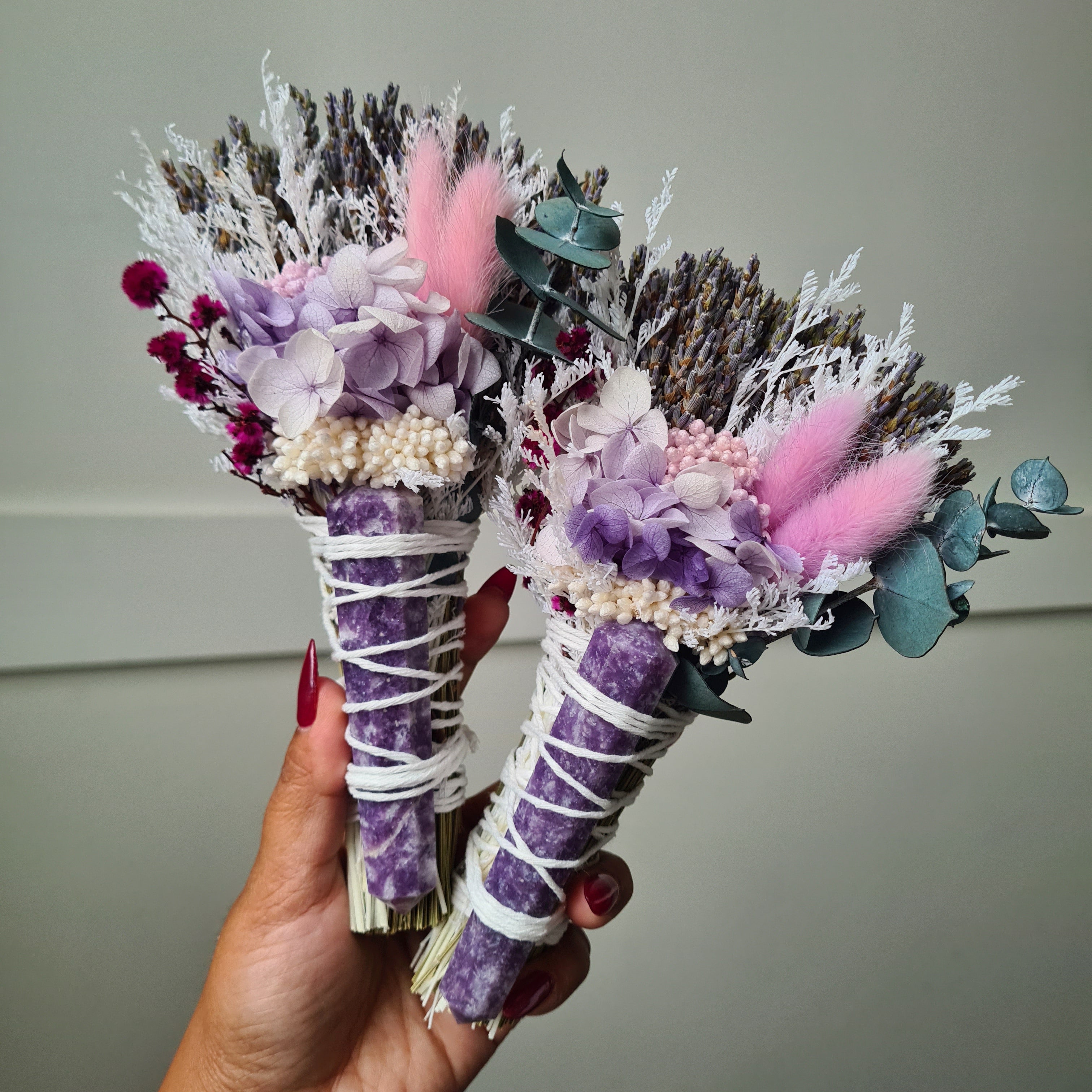 New Beginnings | Lepidolite  Flower Wand | 1 Piece