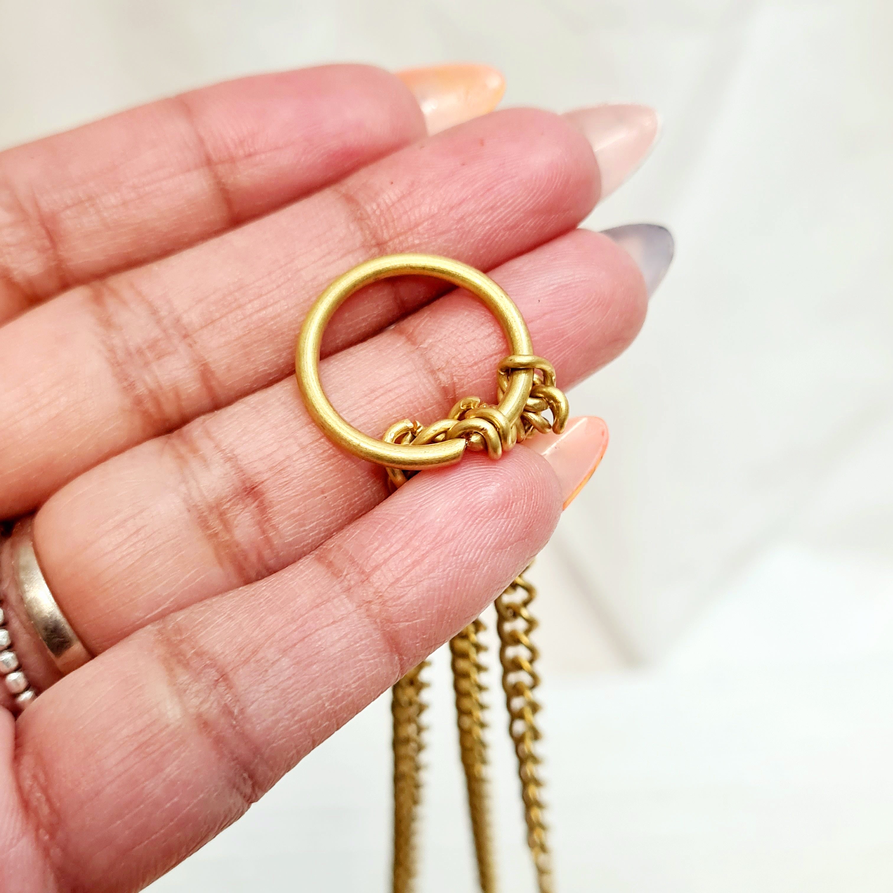 Brass Incense Bunrer | Hanging with Mother of Pearl