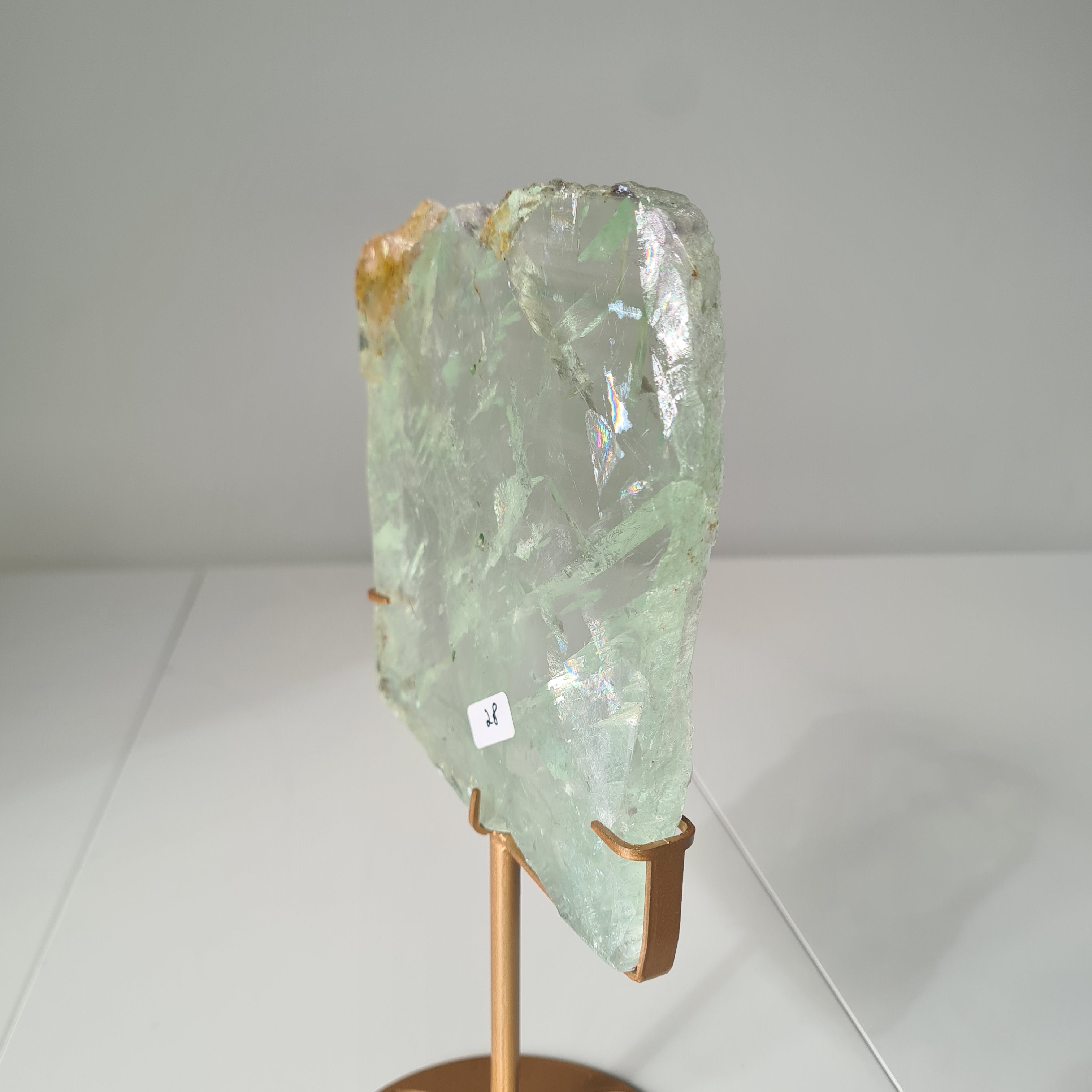Frozen Lake of Dreams Fluorite Portal on Stand | 24.5 cm with stand