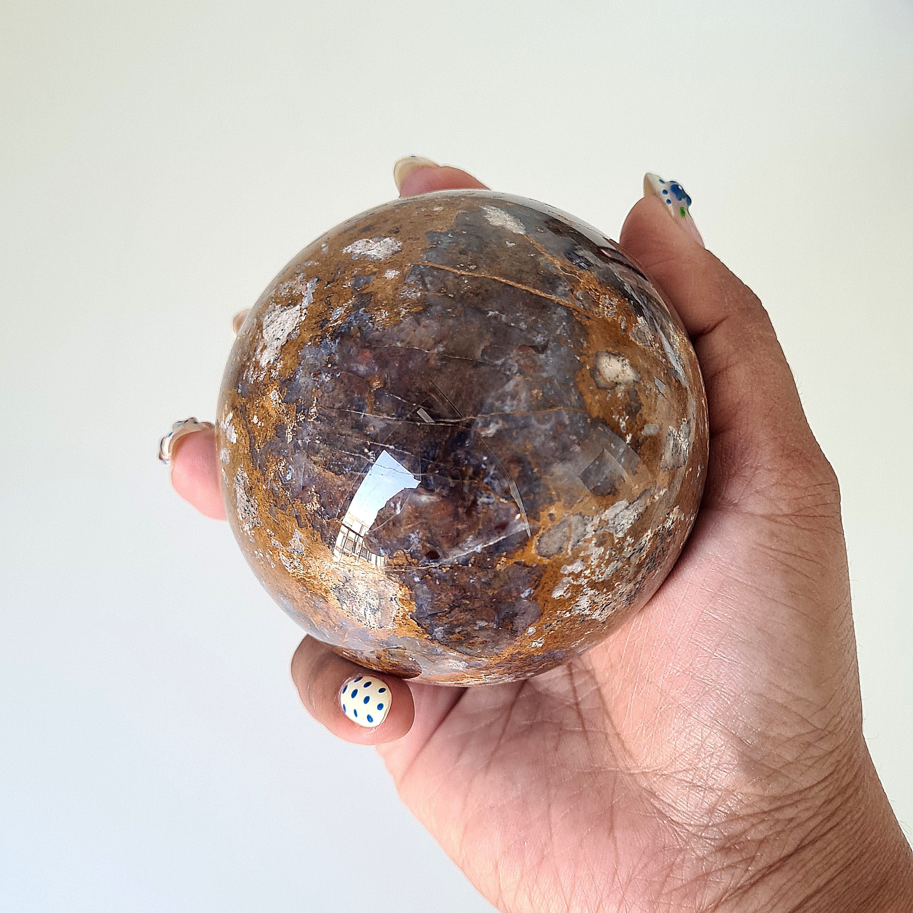 Pietersite Sphere On Stand | A | Appx 500 g | 7.3 cm