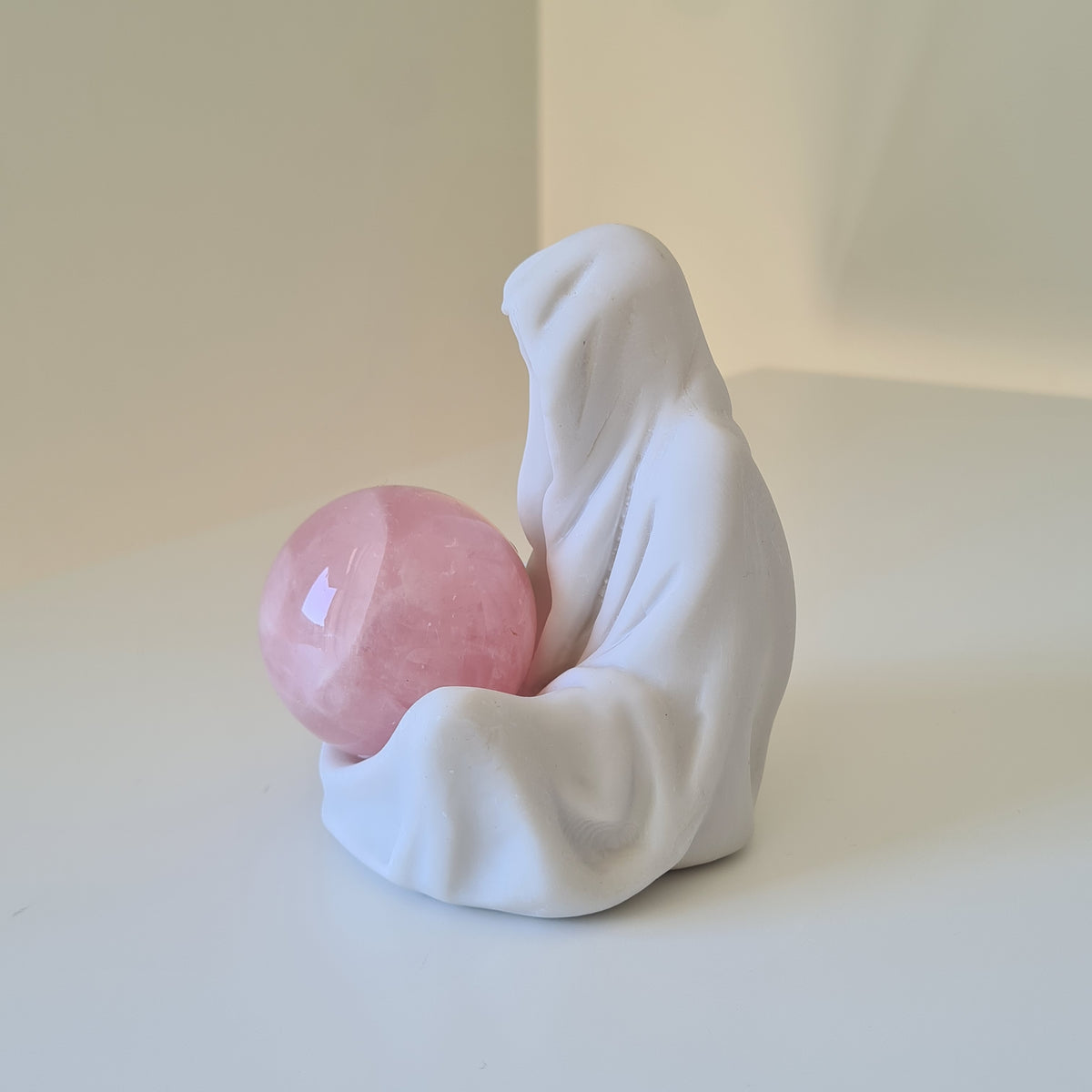 Gate Keeper with Rose Quartz