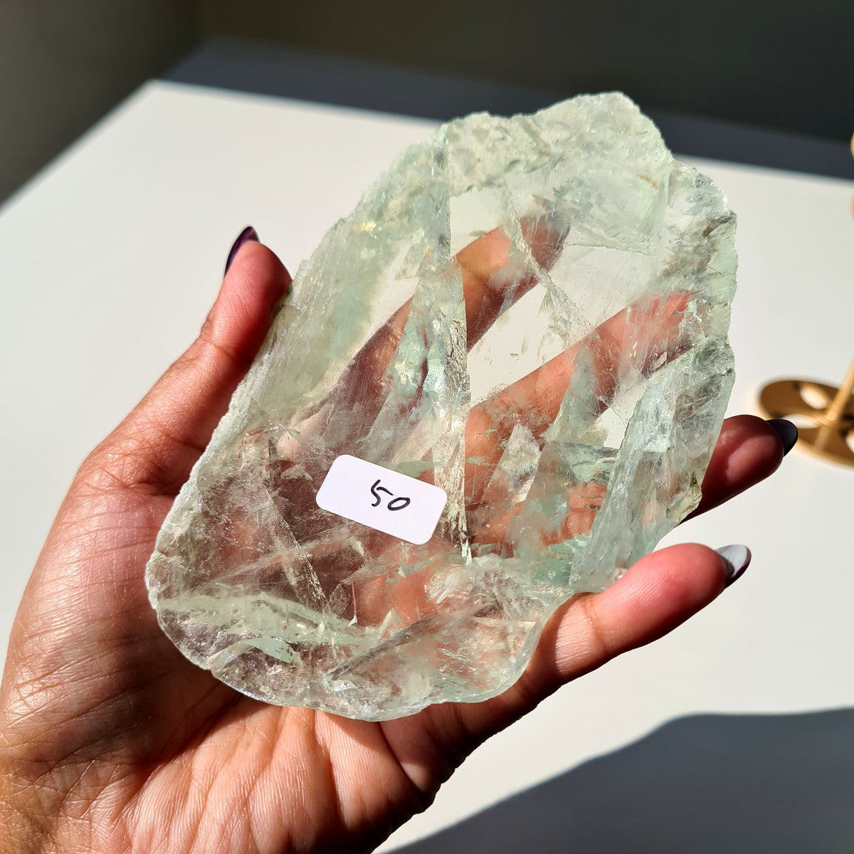 Fluorite Dream Portal On Custom Stand | Piece S