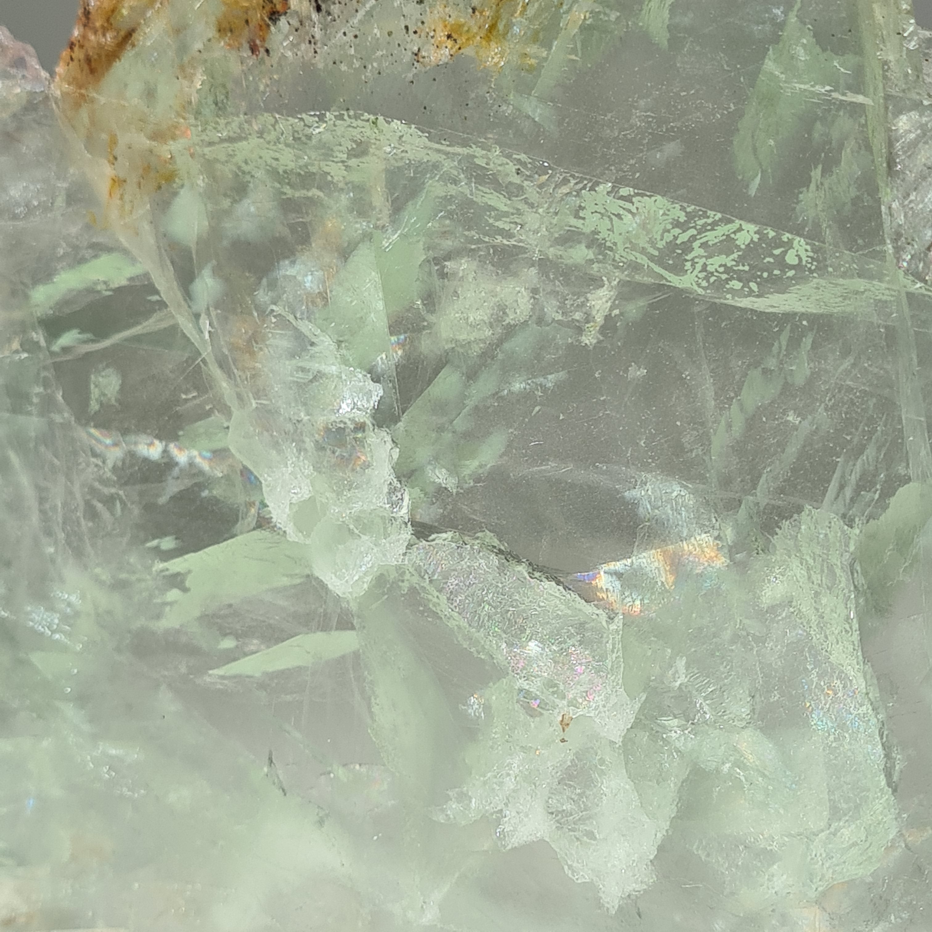 Frozen Lake of Dreams Fluorite Portal on Stand | 21 cm with stand
